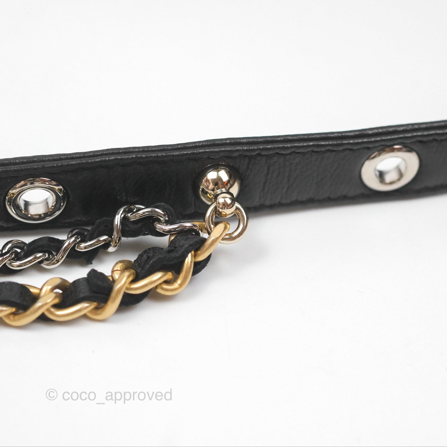 Chanel Vanity With Chain Black Goatskin Mixed Hardware