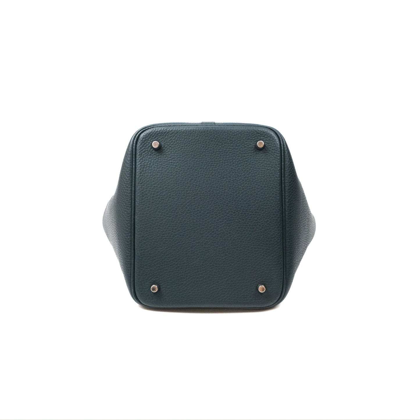 Hermès Picotin Lock 22 Vert Cypress 6O Clemence Palladium Hardware