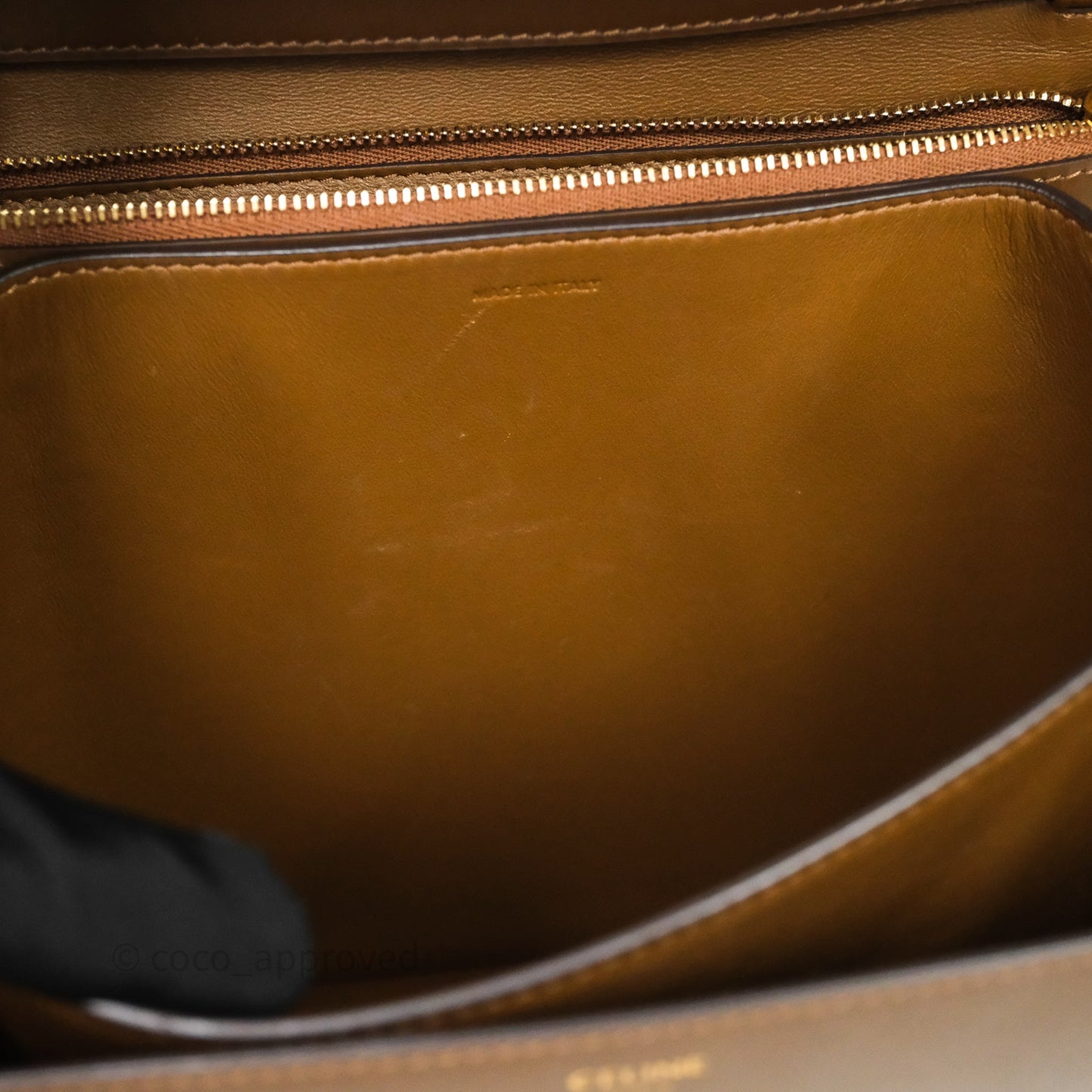 Celine Medium Classic Box Flap Caramel Calfskin