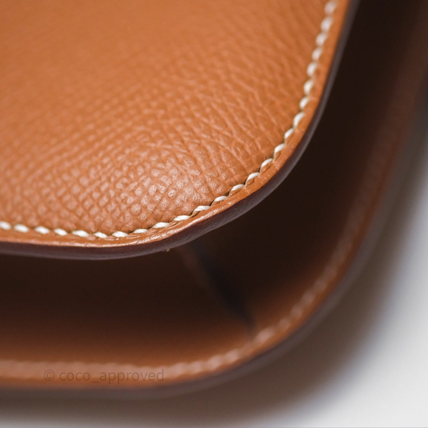 Hermès Constance Elan Gold 37 Epsom Palladium Hardware