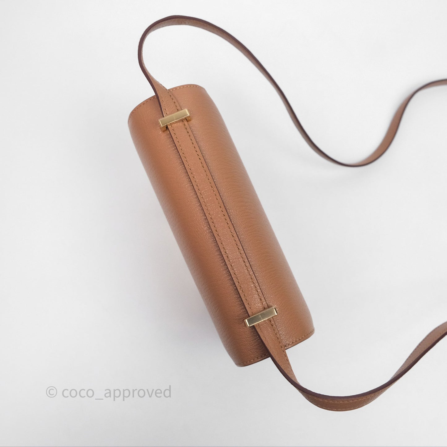 Hermès Constance Mini Quebracho Chevre Gold Hardware