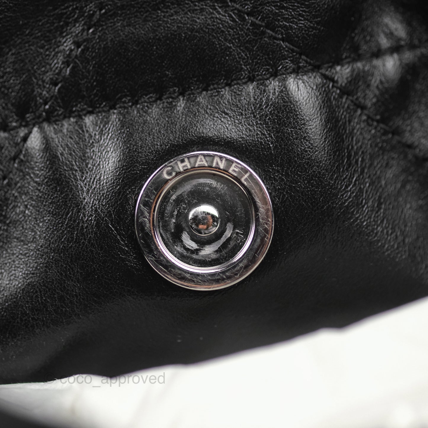 Chanel 22 Small Black Calfskin So Black Hardware
