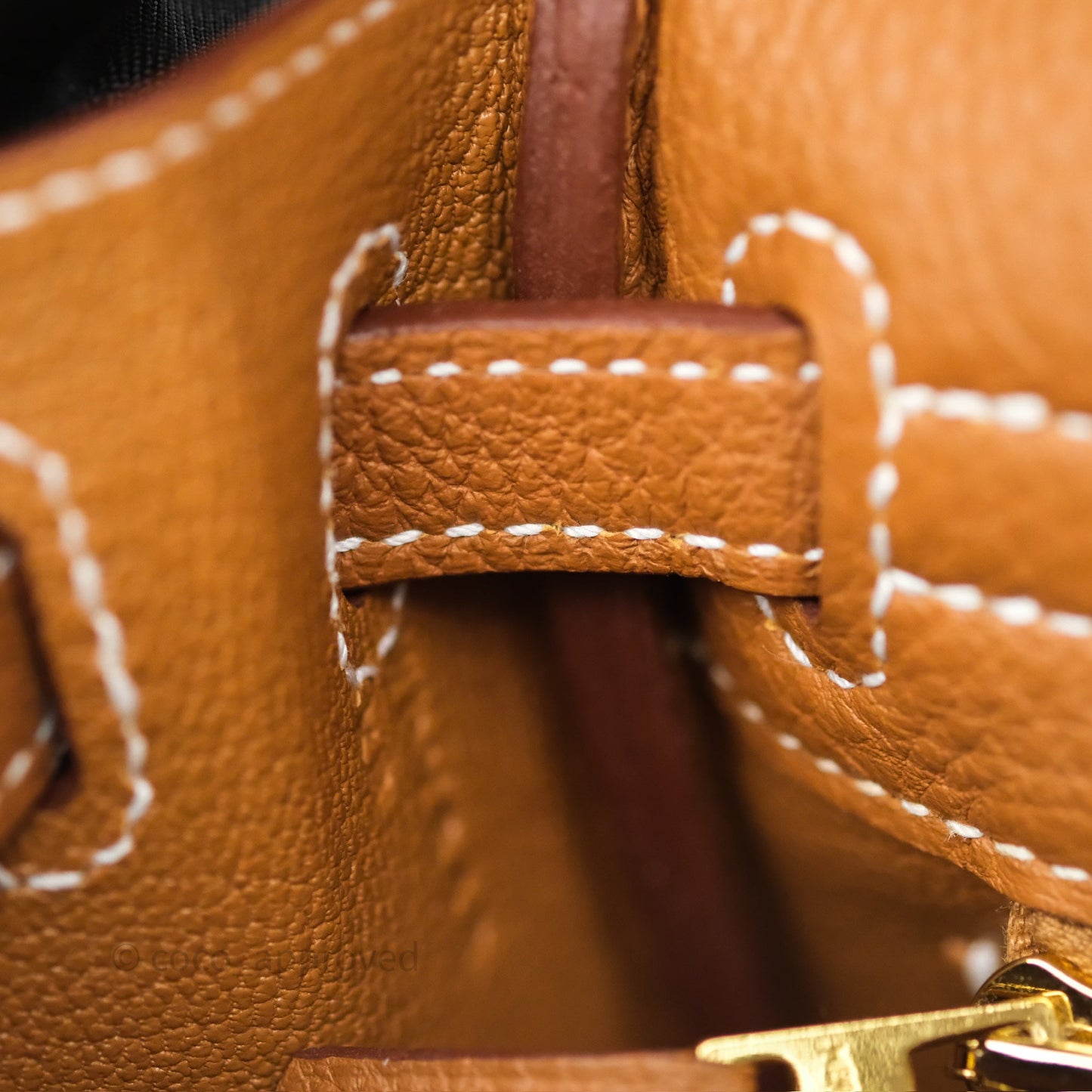 Hermès Kelly Retourne 25 Gold Togo Gold Hardware