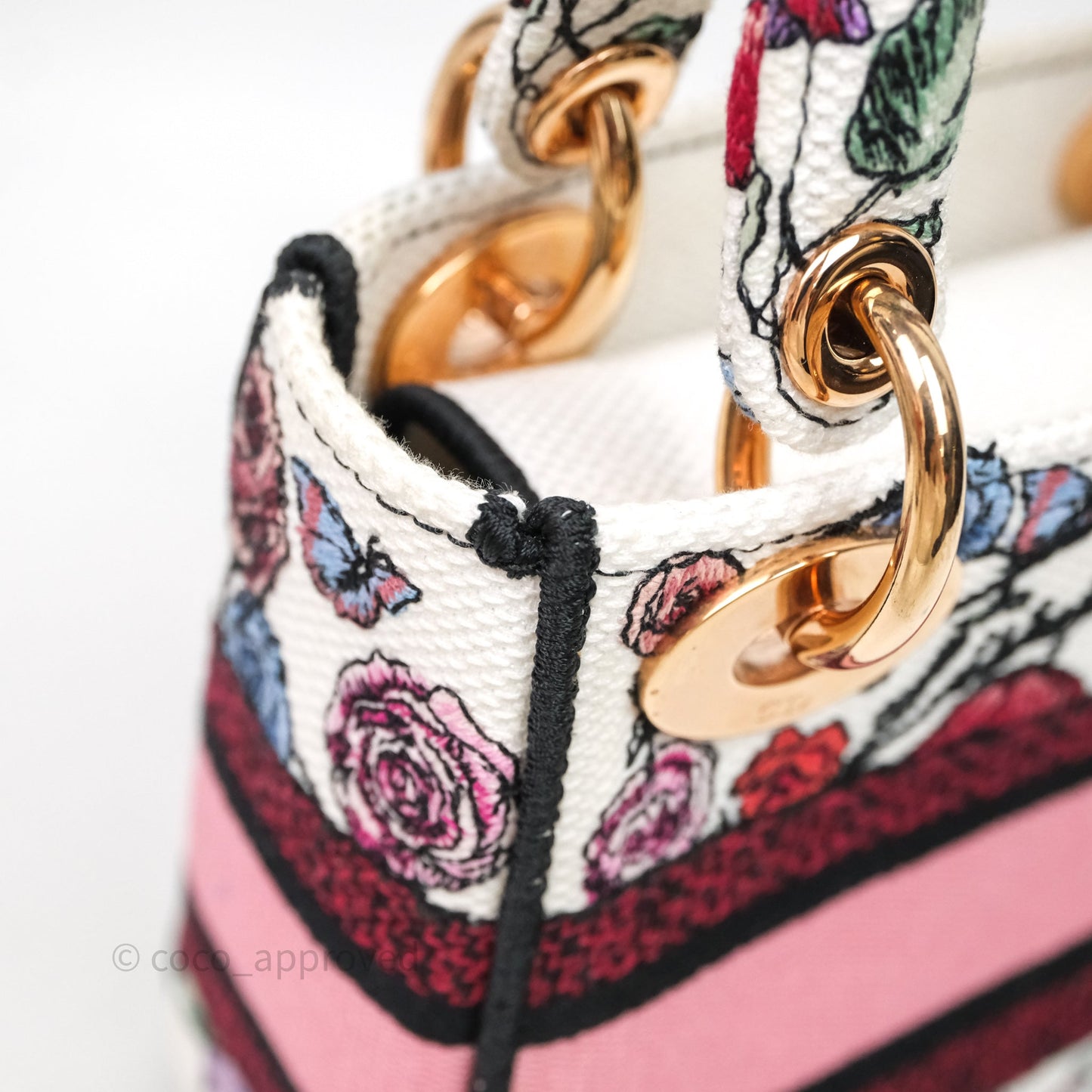 Christian Dior Mini Lady D-Lite Bag Florilegio Embroidered