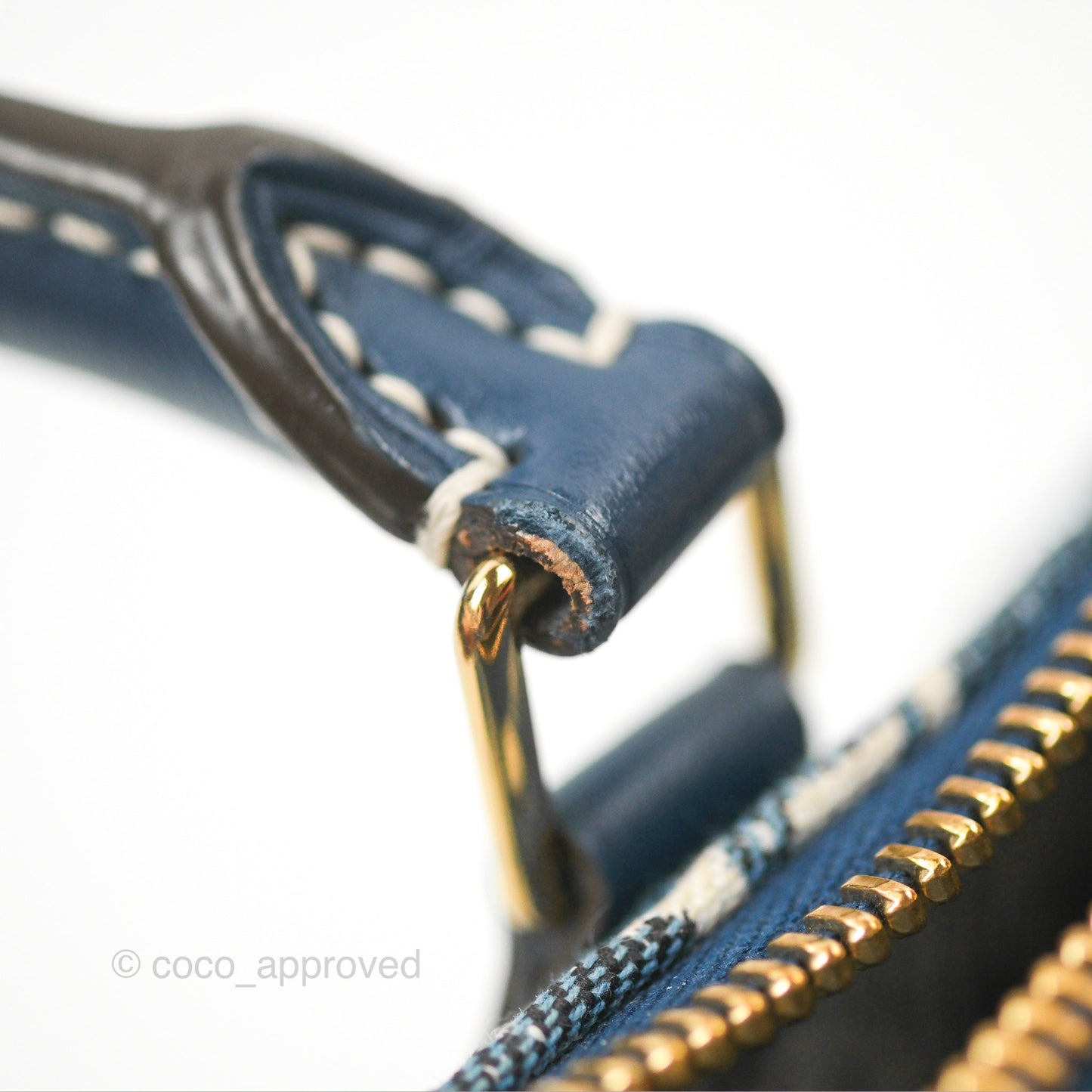 Louis Vuitton Nano Speedy Denim Monogram Blue