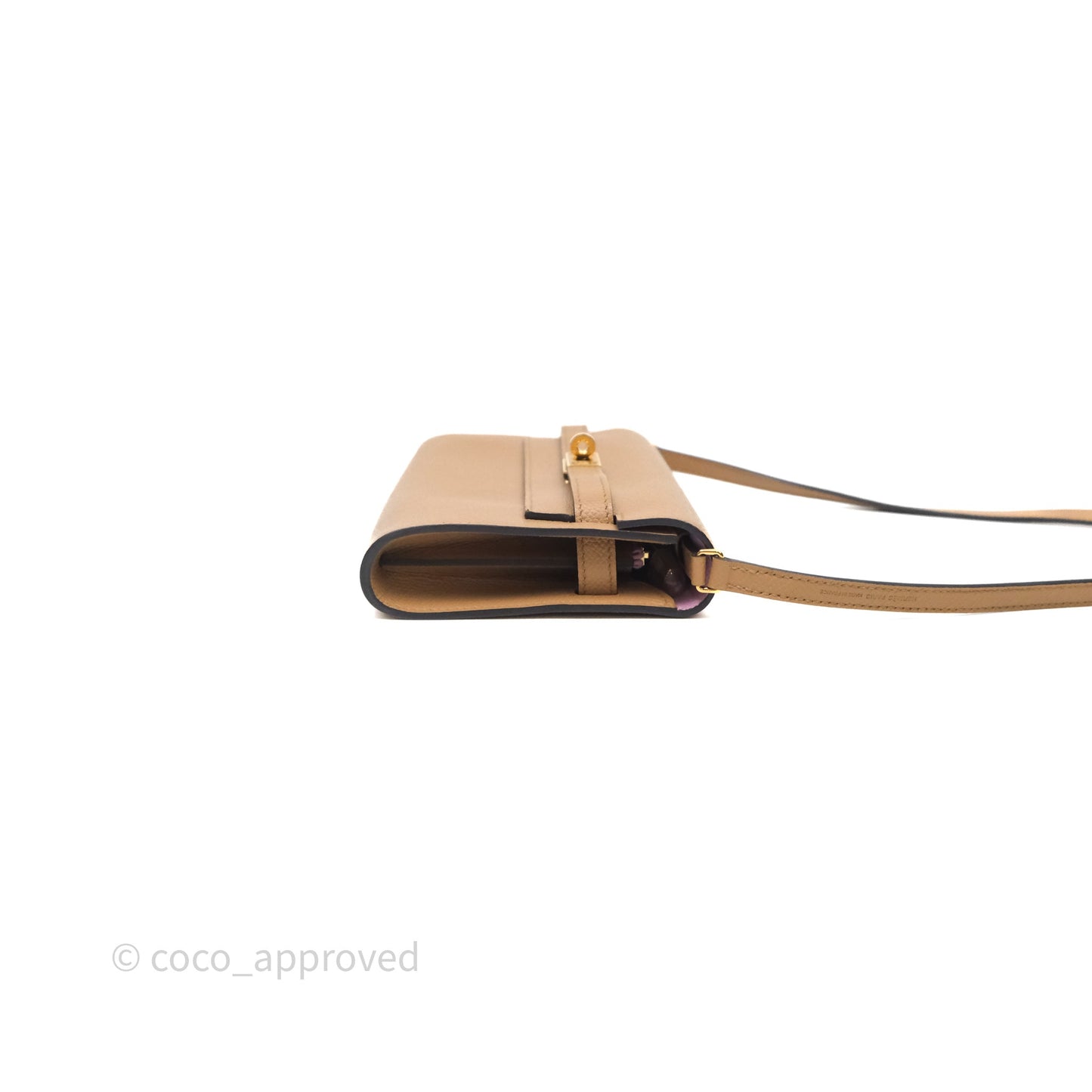 Hermès Kelly To Go Wallet Chai 0M Epsom Gold Hardware