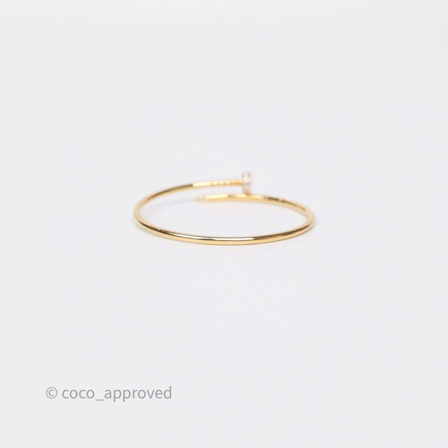 Cartier Small Juste Un Clou Bracelet 18K Yellow Gold Diamonds