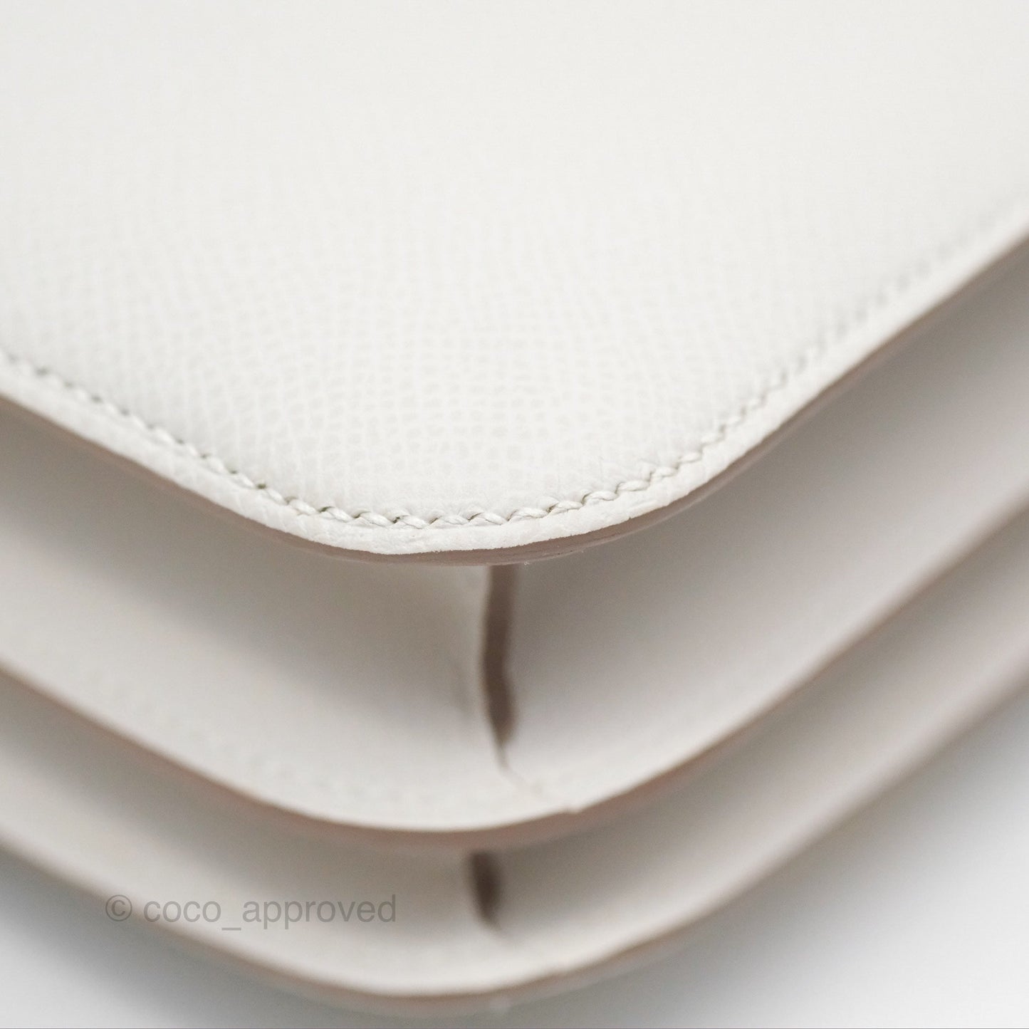 Hermès Constance Mini 18cm Mirror Gris Pale Epsom Gold Hardware