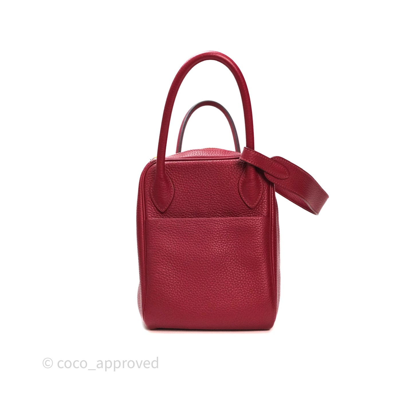 Hermès Lindy 30 Rouge Grenat K1 Clemence Gold Hardware