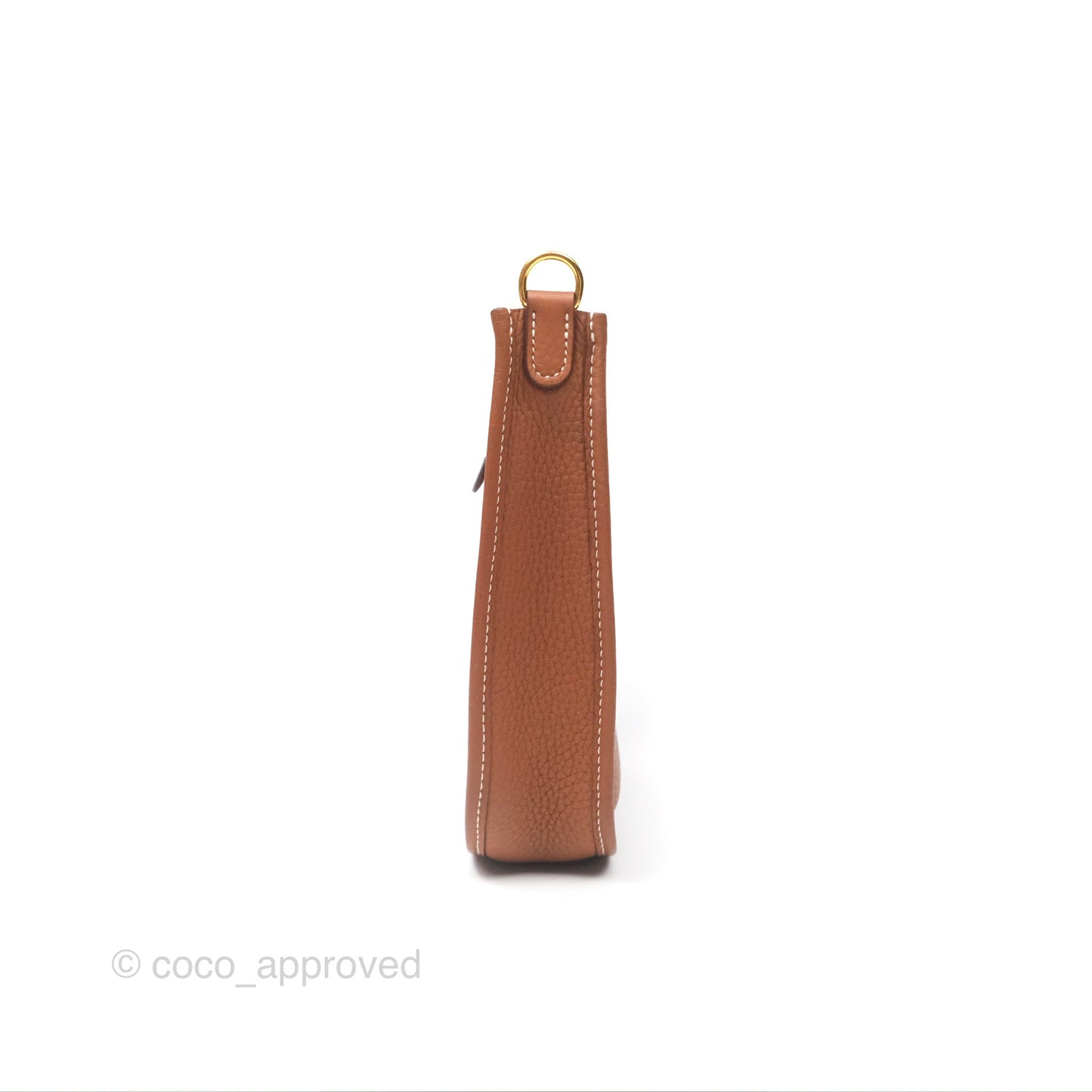 Hermès Mini Evelyne 16 Gold Clemence Gold Hardware