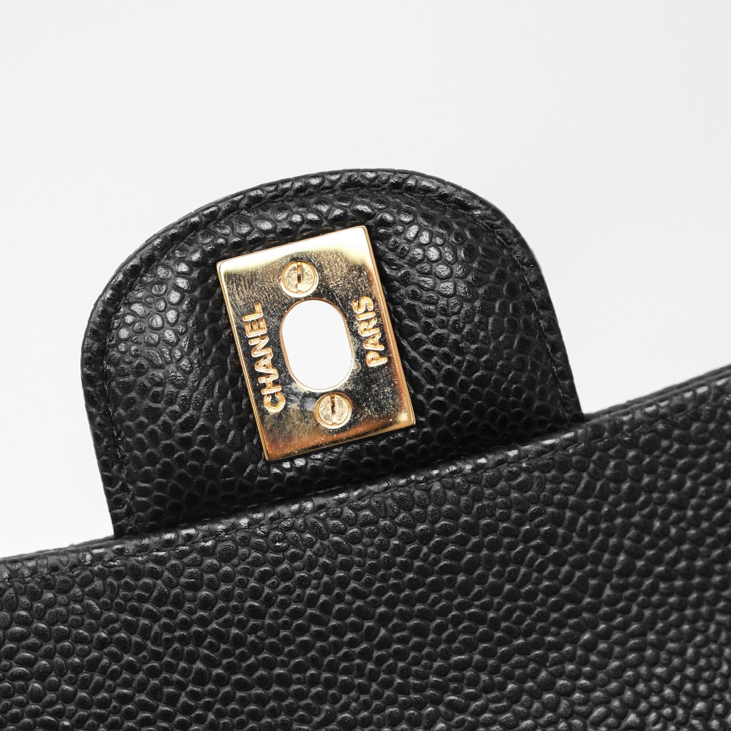 Chanel Quilted Small Classic Flap Black Caviar Gold Hardware