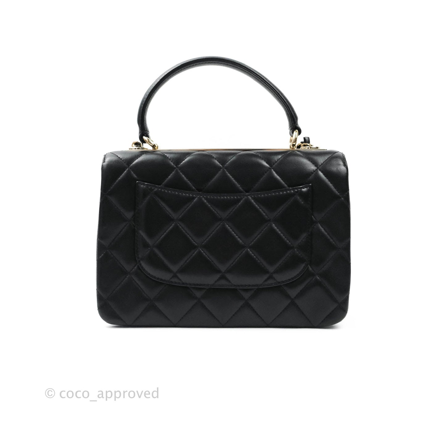 Chanel Trendy CC Small Black Lambskin Gold Hardware