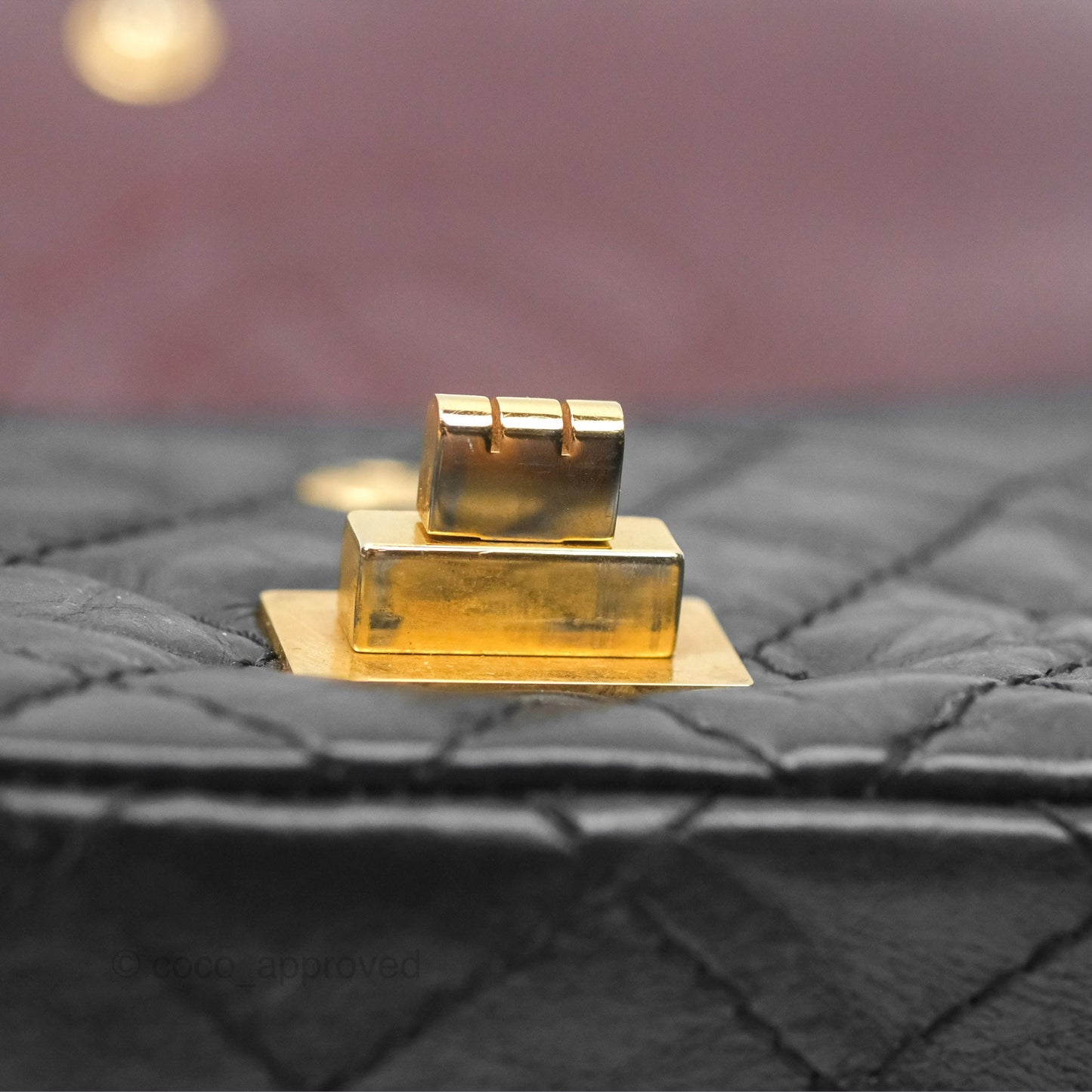 Chanel Reissue 225 Quilted Black Aged Calfskin Aged Gold Hardware