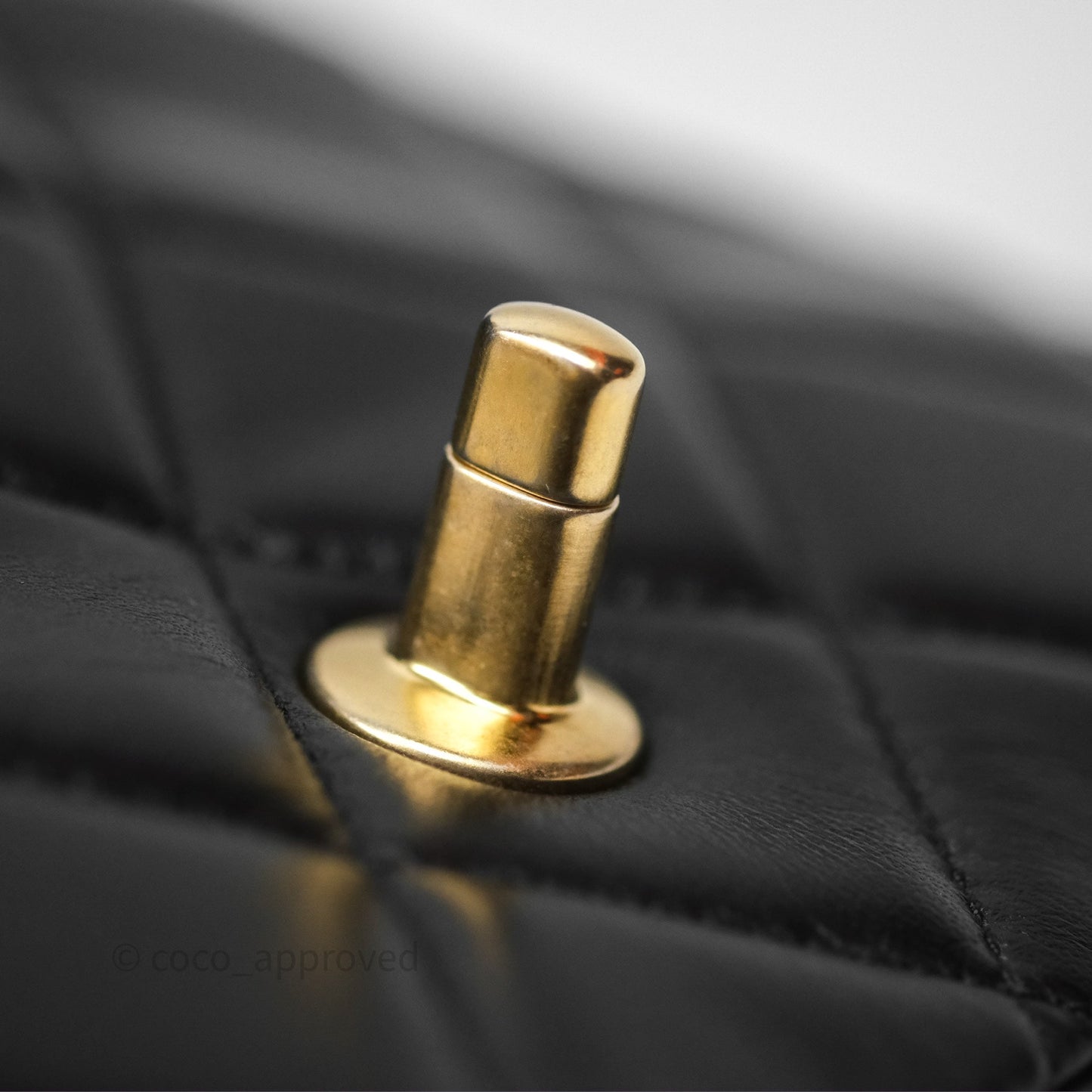 Chanel Quilted My Perfect Mini With Pearl Black Lambskin Gold Hardware 21K