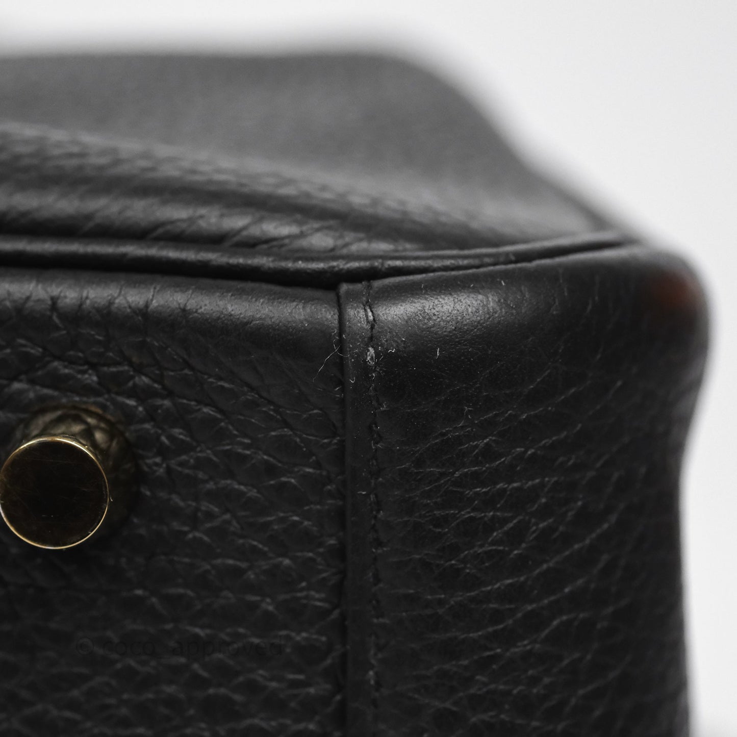 Hermès Lindy 30 Black Noir 89 Clemence Gold Hardware