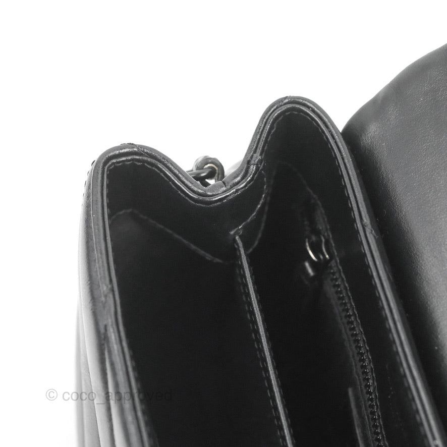 Saint Laurent Loulou Toy Quilted Leather Shoulder Bag Black