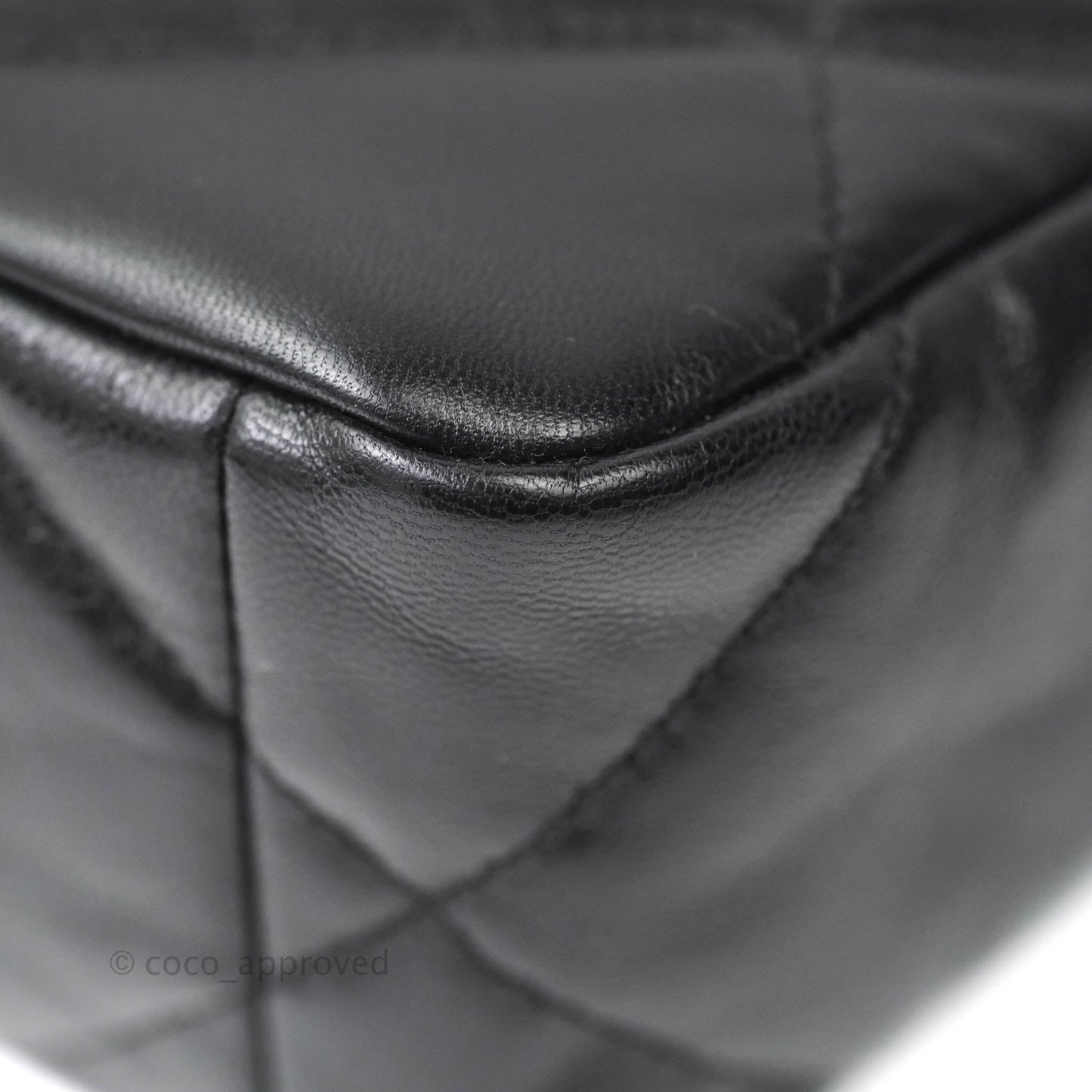 Chanel 19 Small Black Goatskin Mixed Hardware Goatskin