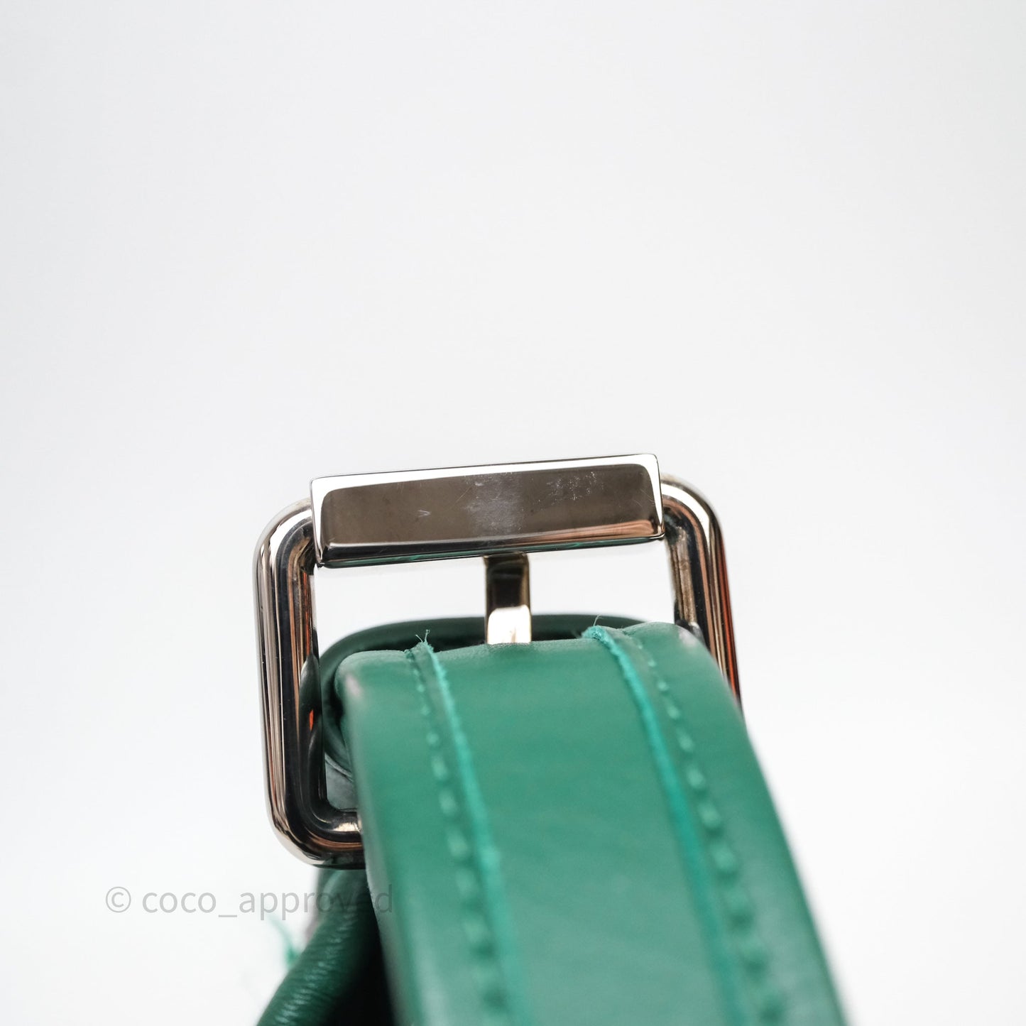 Chanel Tweed Jungle Stroll Hobo Bag Green Silver Hardware