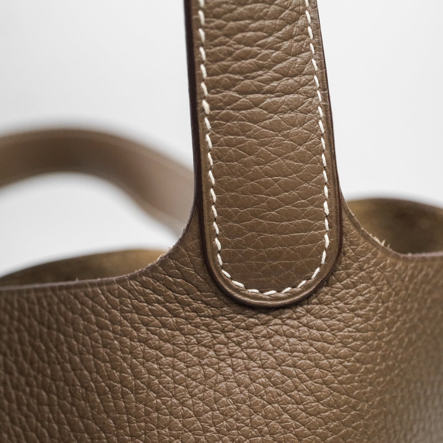 Hermès Picotin Lock 22 Etoupe Clemence Palladium Hardware