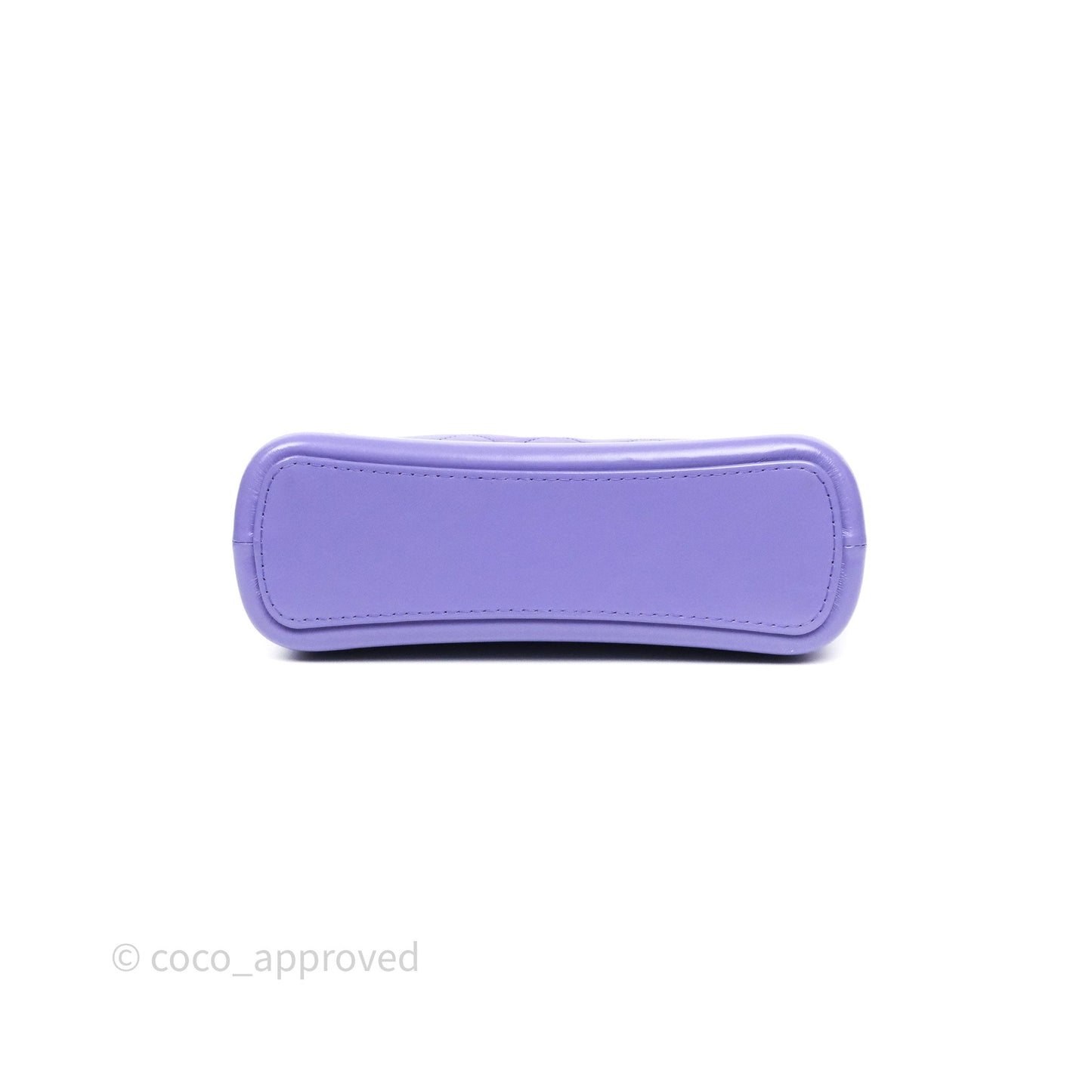 Chanel Quilted Medium Gabrielle Purple Aged Calfskin