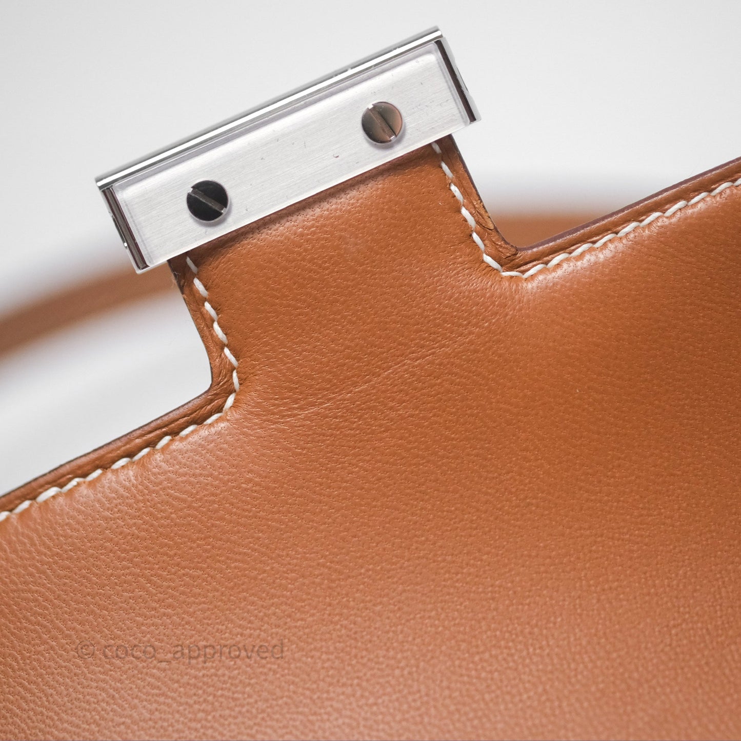 Hermès Constance Elan Gold 37 Epsom Palladium Hardware