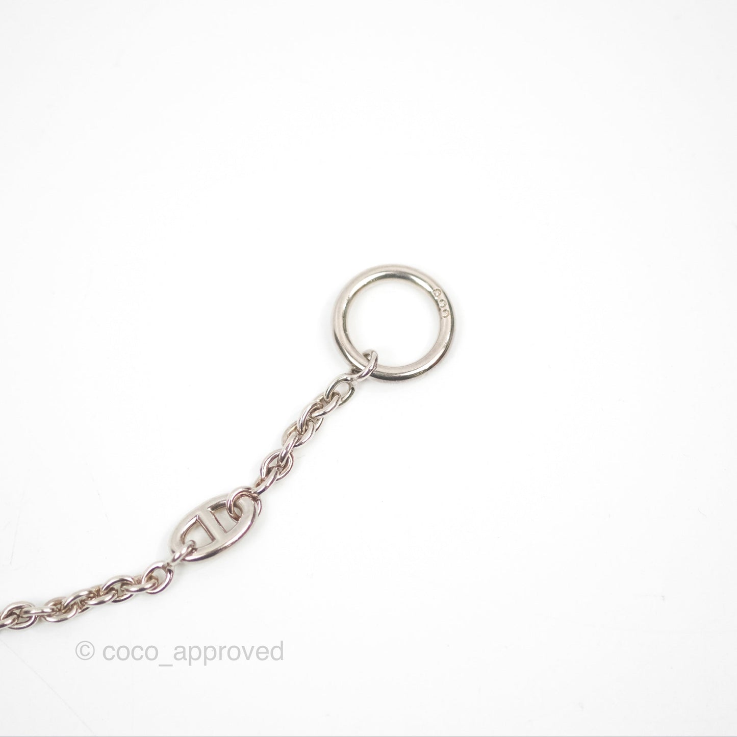 Hermès Farandole Long Necklace Palladium Hardware