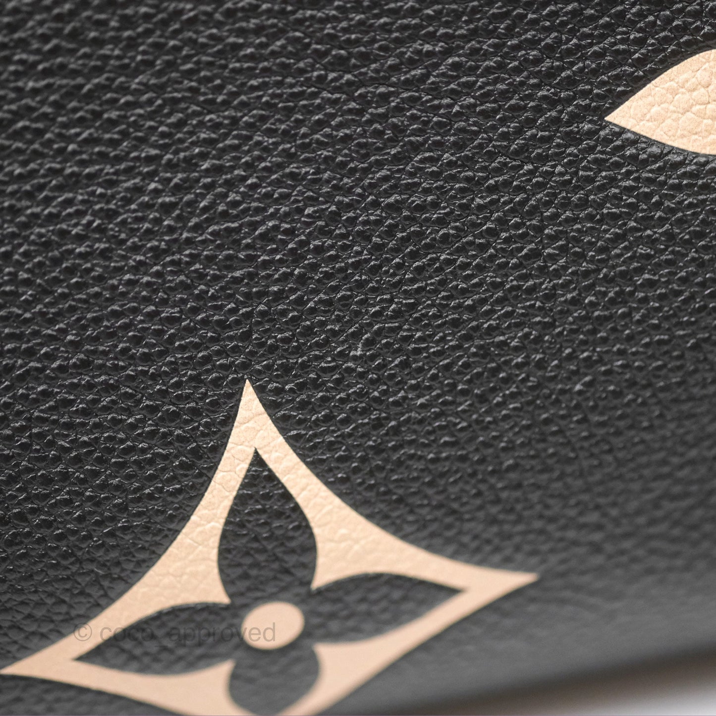 Louis Vuitton Neverfull MM Monogram Black Beige