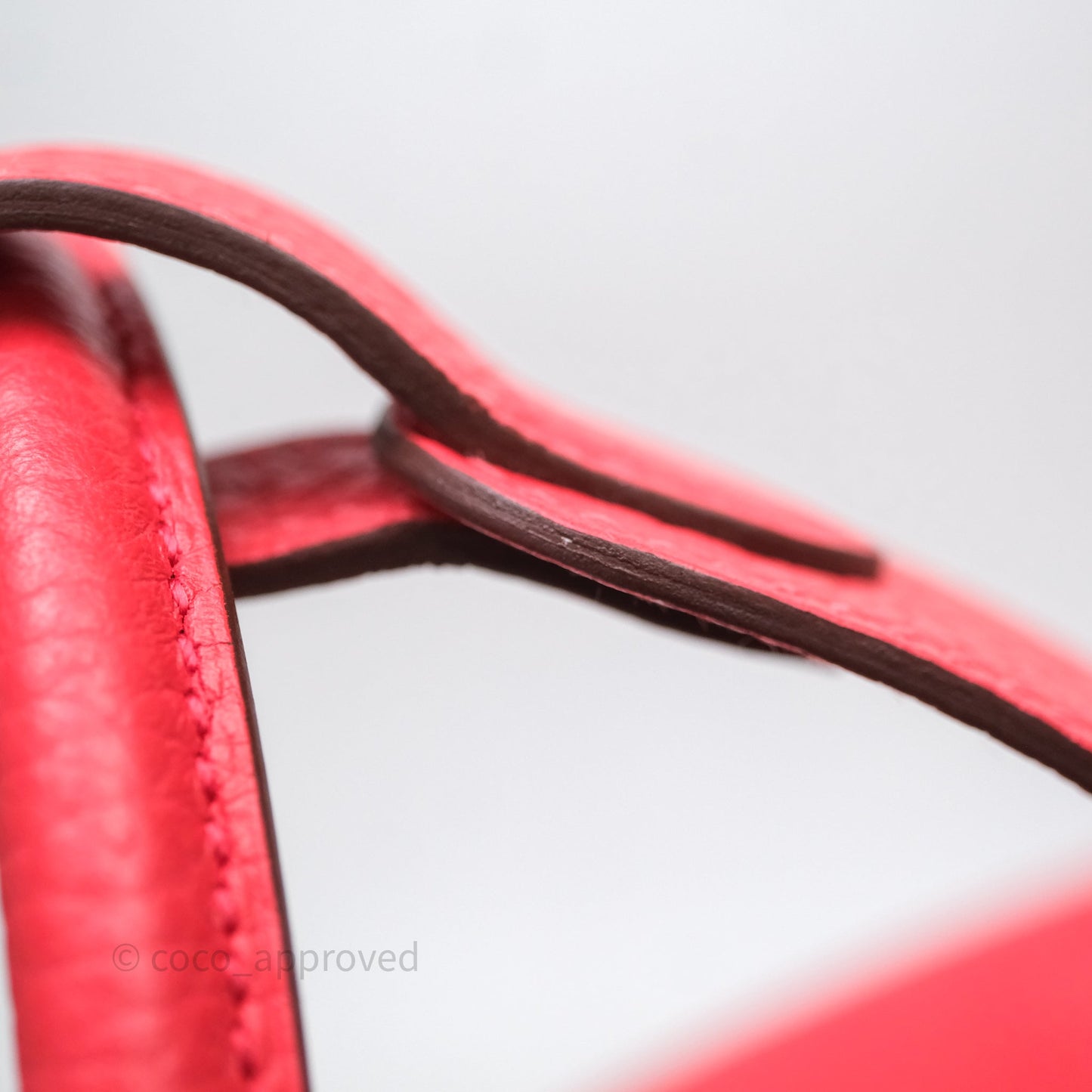 Hermes Lindy 26 Clemence Rouge Palladium Hardware