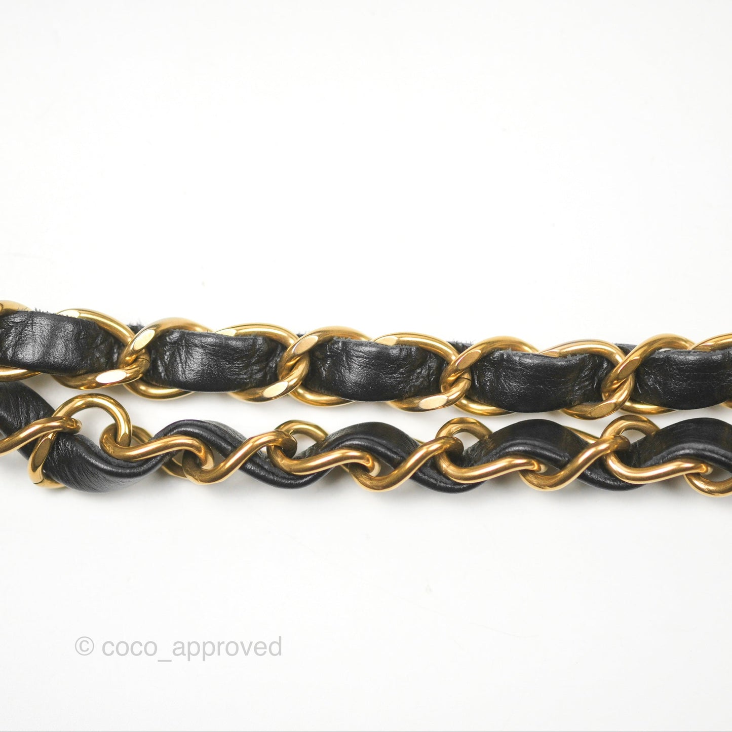 Chanel 22 Small Black Aged Calfskin Aged Gold Hardware