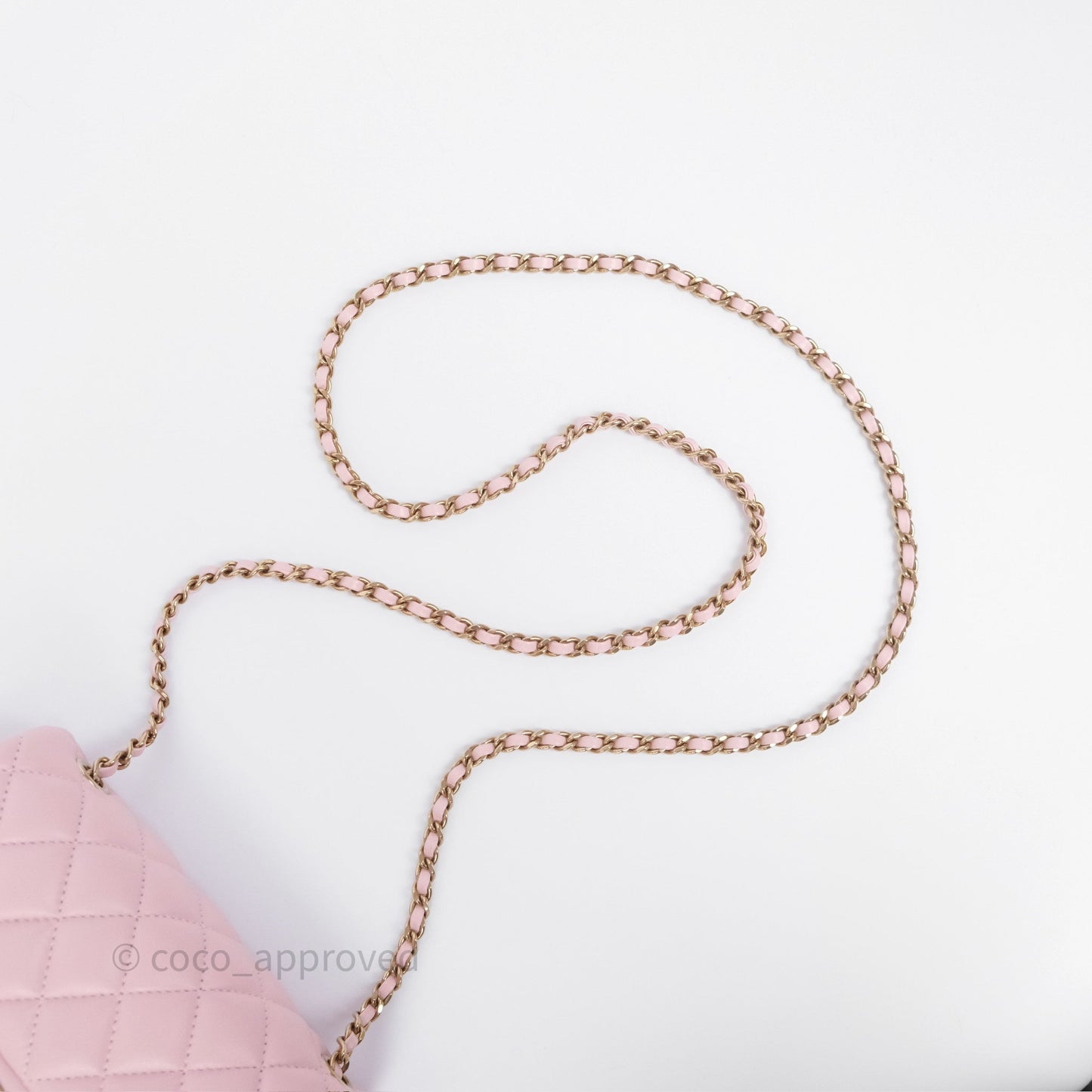 Chanel Quilted Extra Mini Rectangular Flap Pink Lambskin Gold Hardware