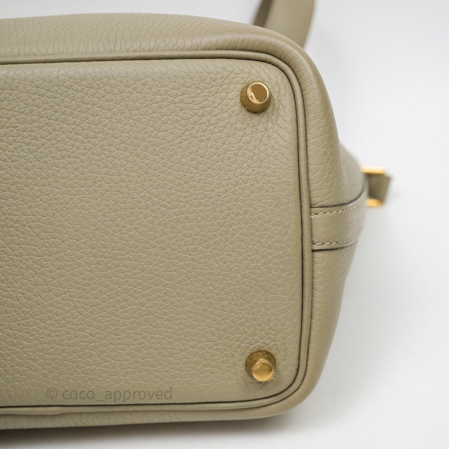 Hermès Picotin Lock 18 Q1 Sauge Clemence Gold Hardware