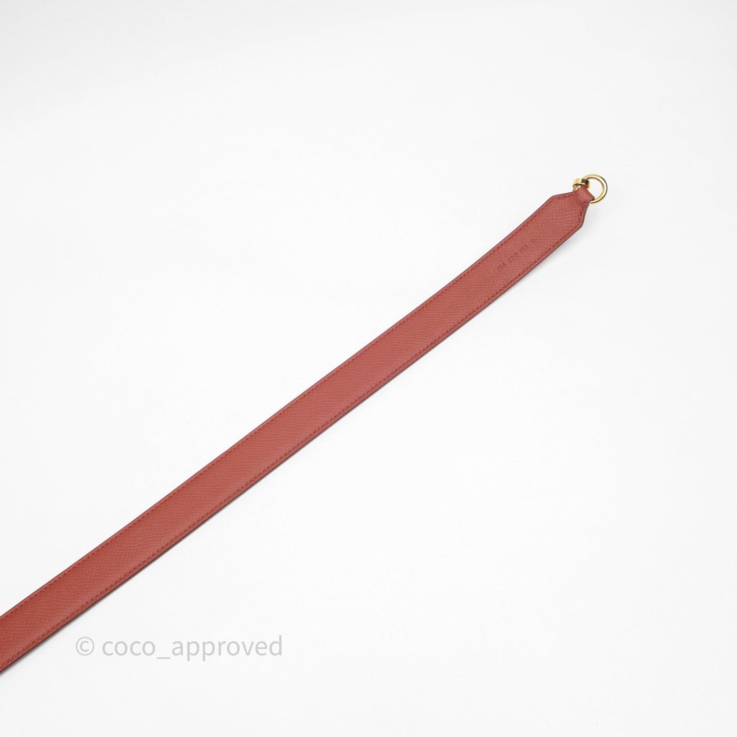 Hermès Tressage Cuir Chevron Strap 25mm Gold Hardware