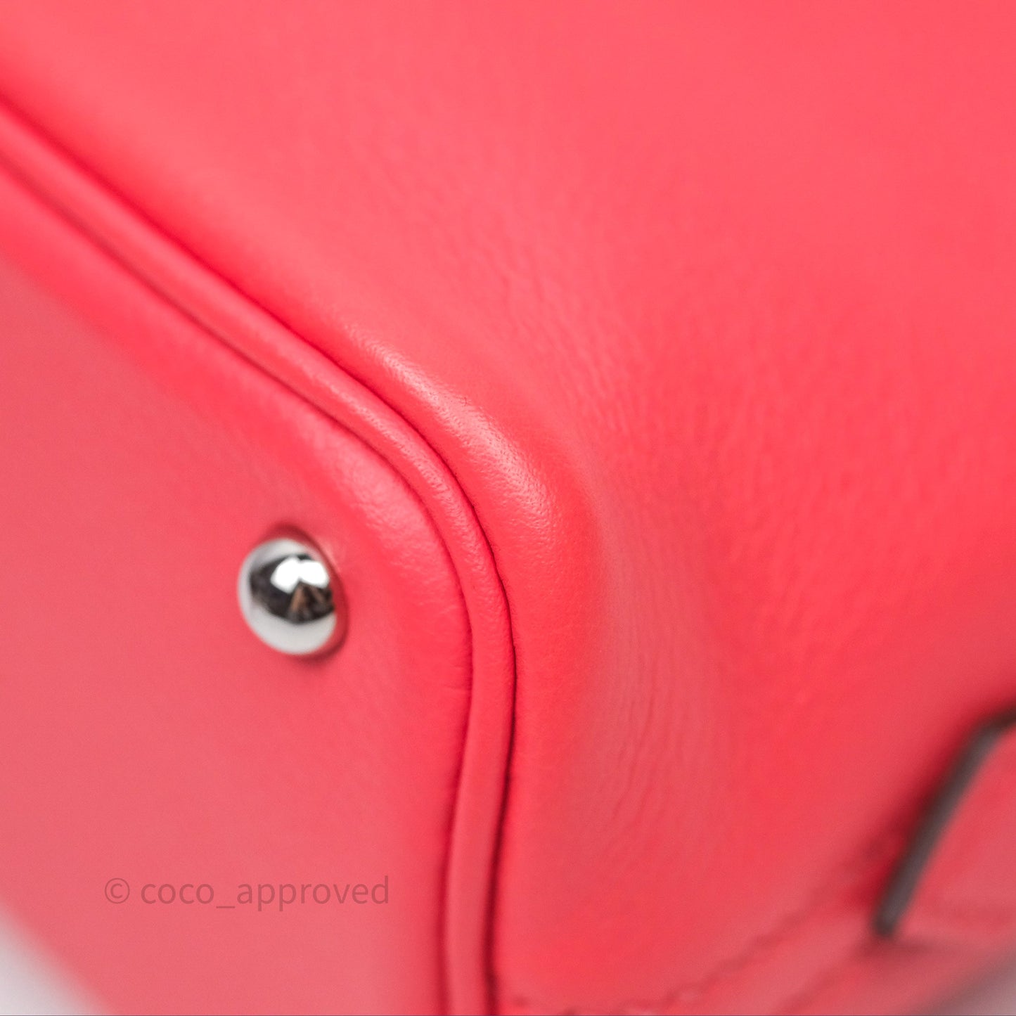 Hermès Bolide Mini 1923 Rose Texas 0E/ Cuivre 6C Evercolor Palladium Hardware