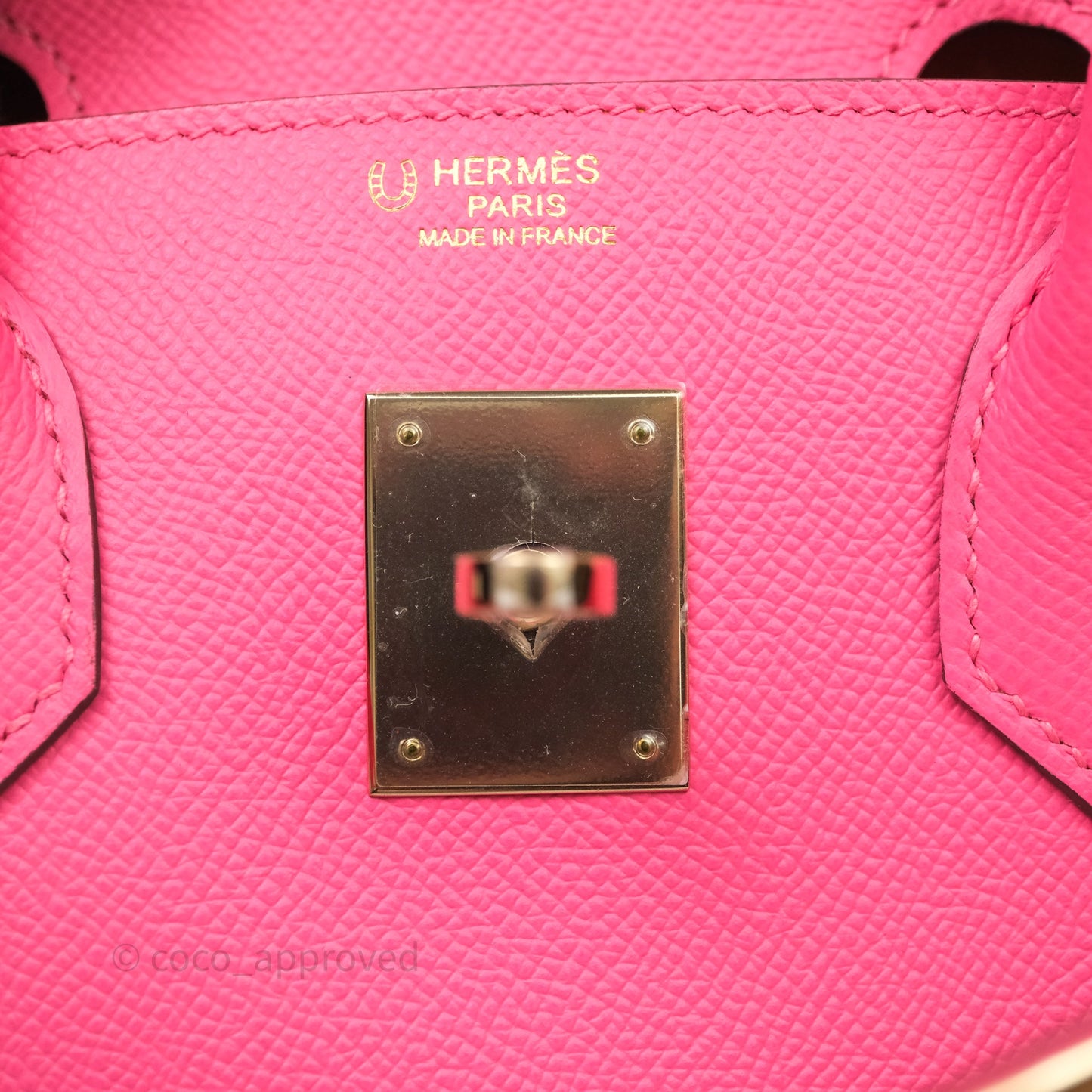 Hermès Birkin 30 Special Order Rose Azalée Permabrass Gold Hardware