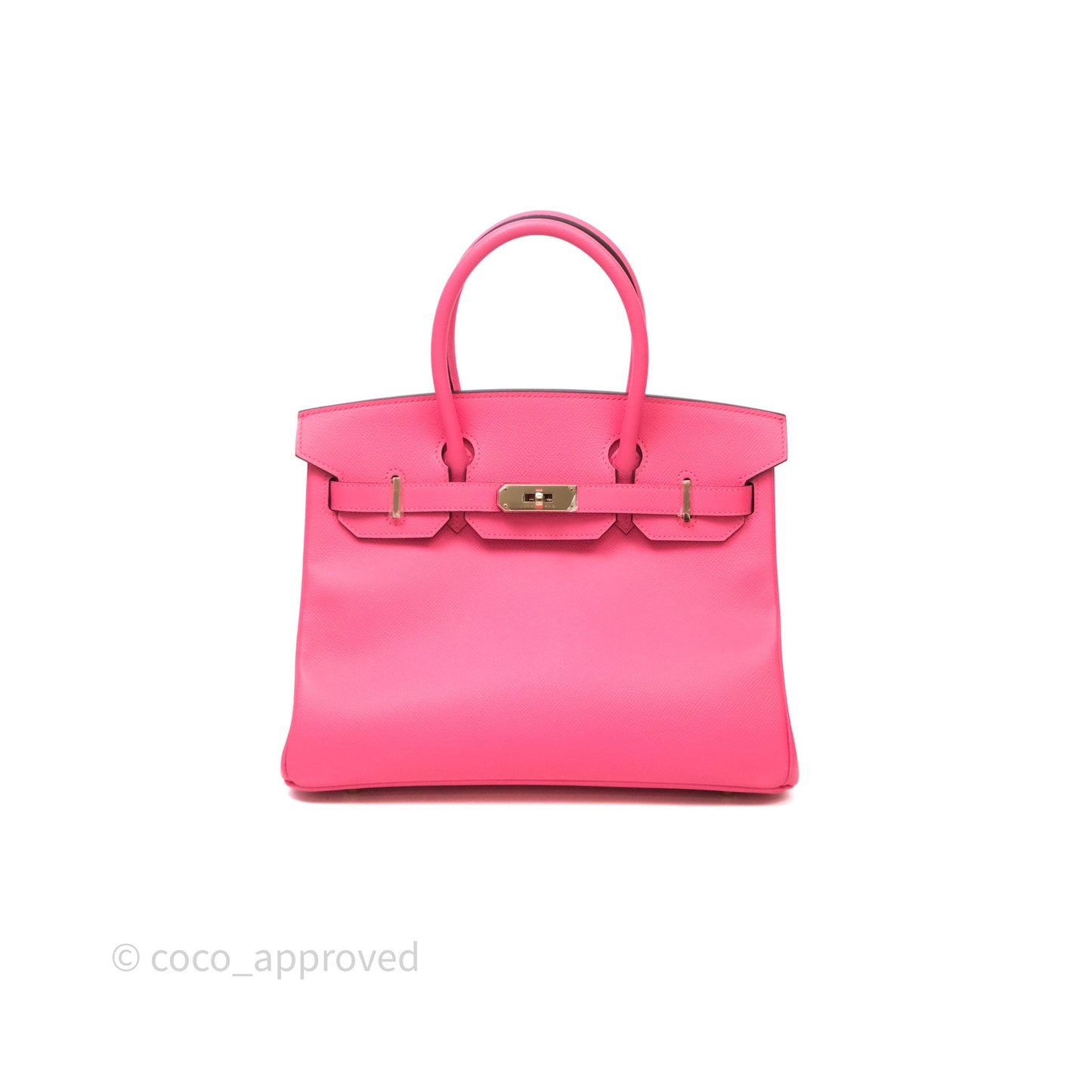 Hermès Birkin 30 Special Order Rose Azalée Permabrass Gold Hardware