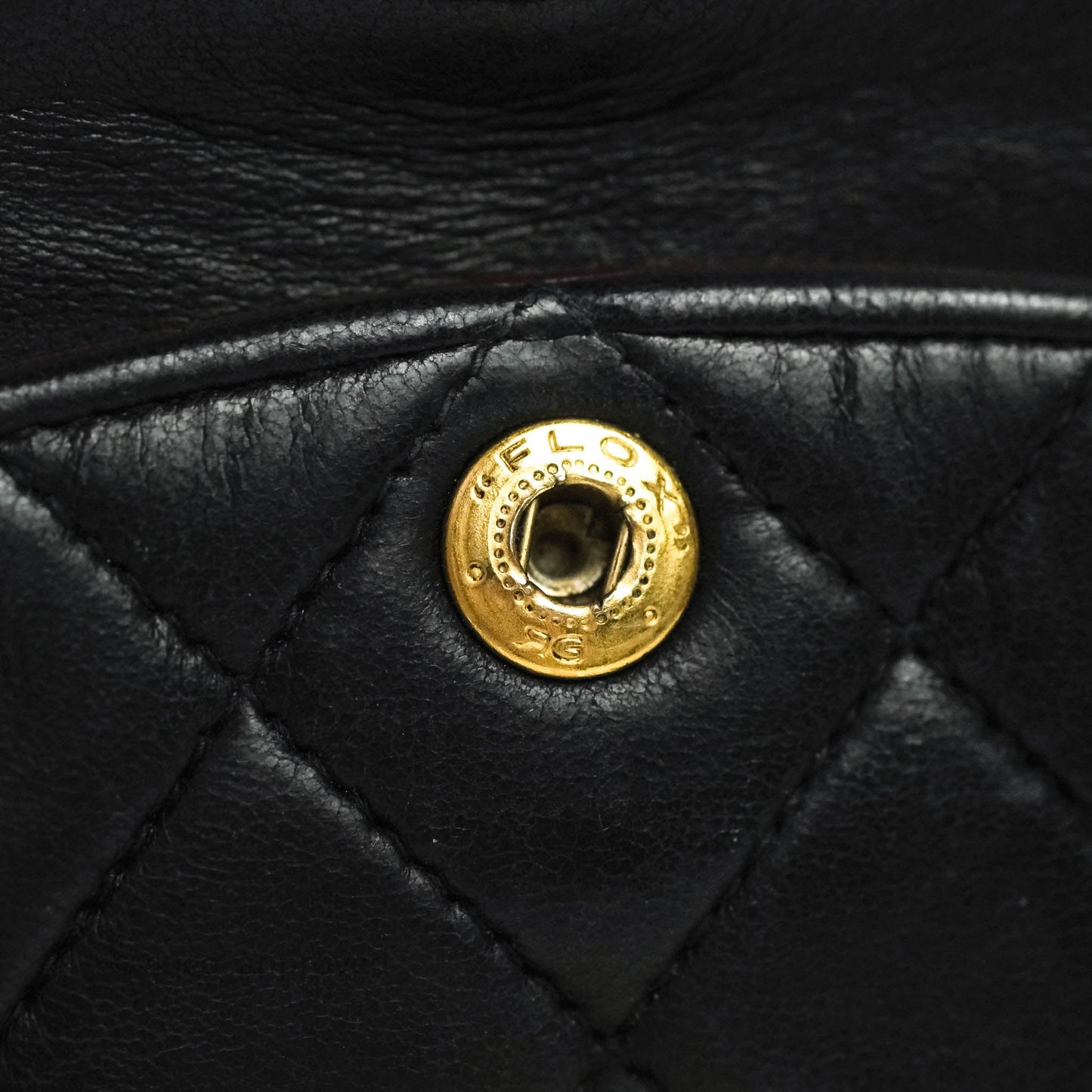 Chanel Classic Vintage Small S/M Flap Black Lambskin 24K Gold Hardware
