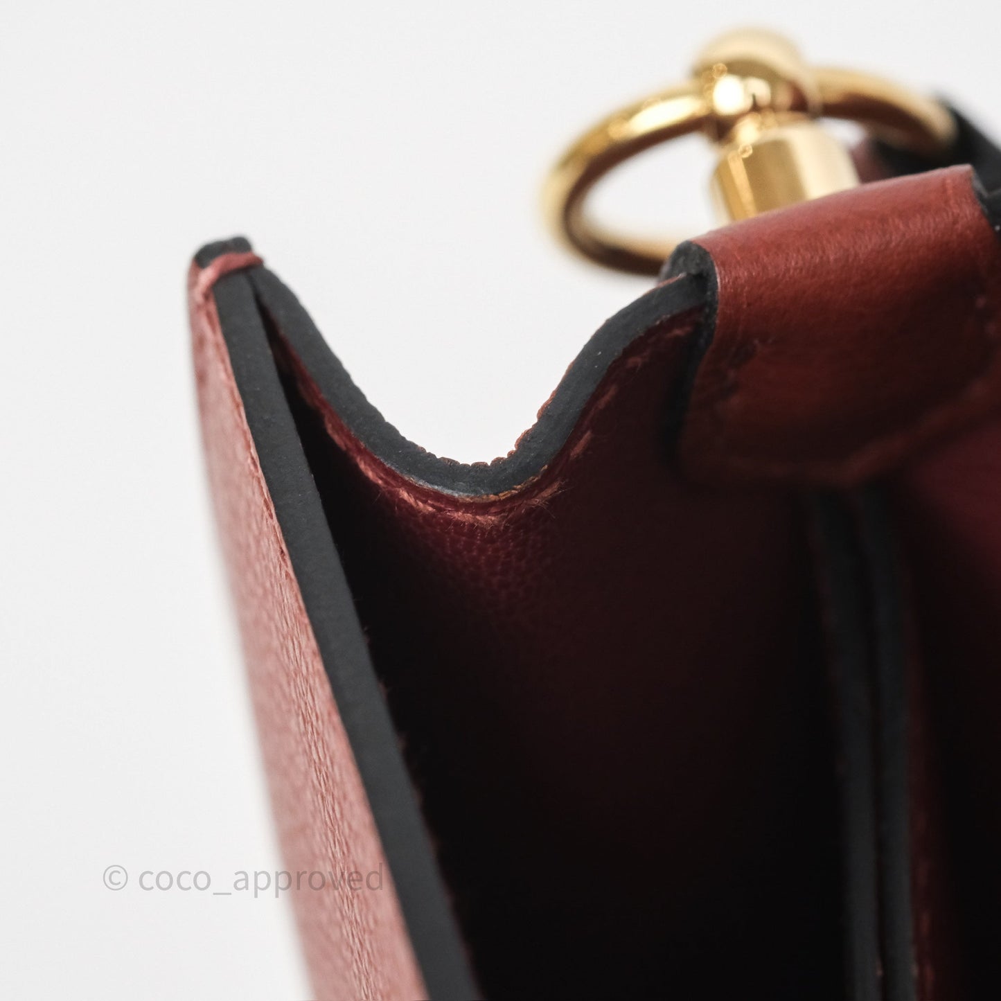 Hermès Mini Roulis Rouge H 55 Evercolor Gold Hardware