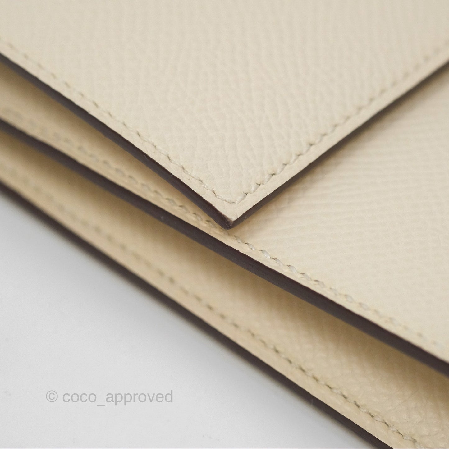 Hermes Epsom Clic 16 Wallet Nata I2 / Biscuit 48 Palladium Hardware