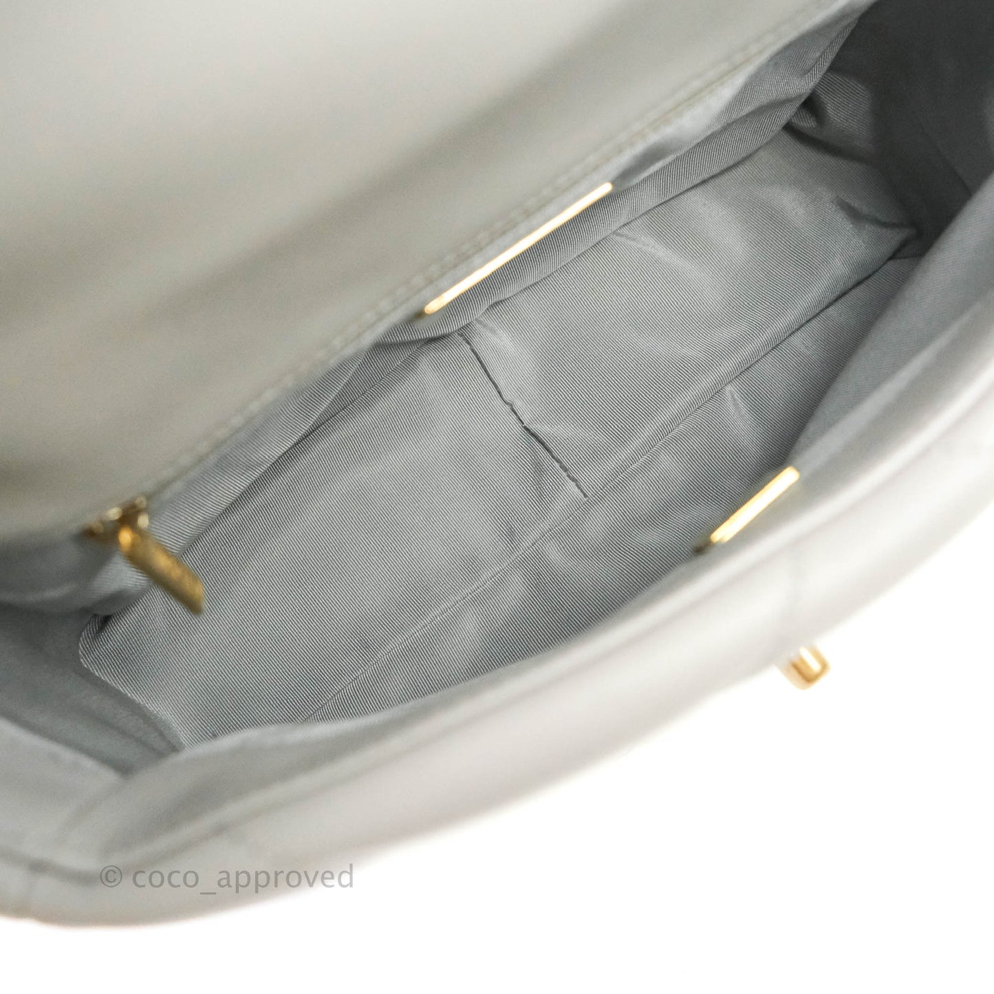 Chanel 19 Small Grey Mixed Hardware 21A