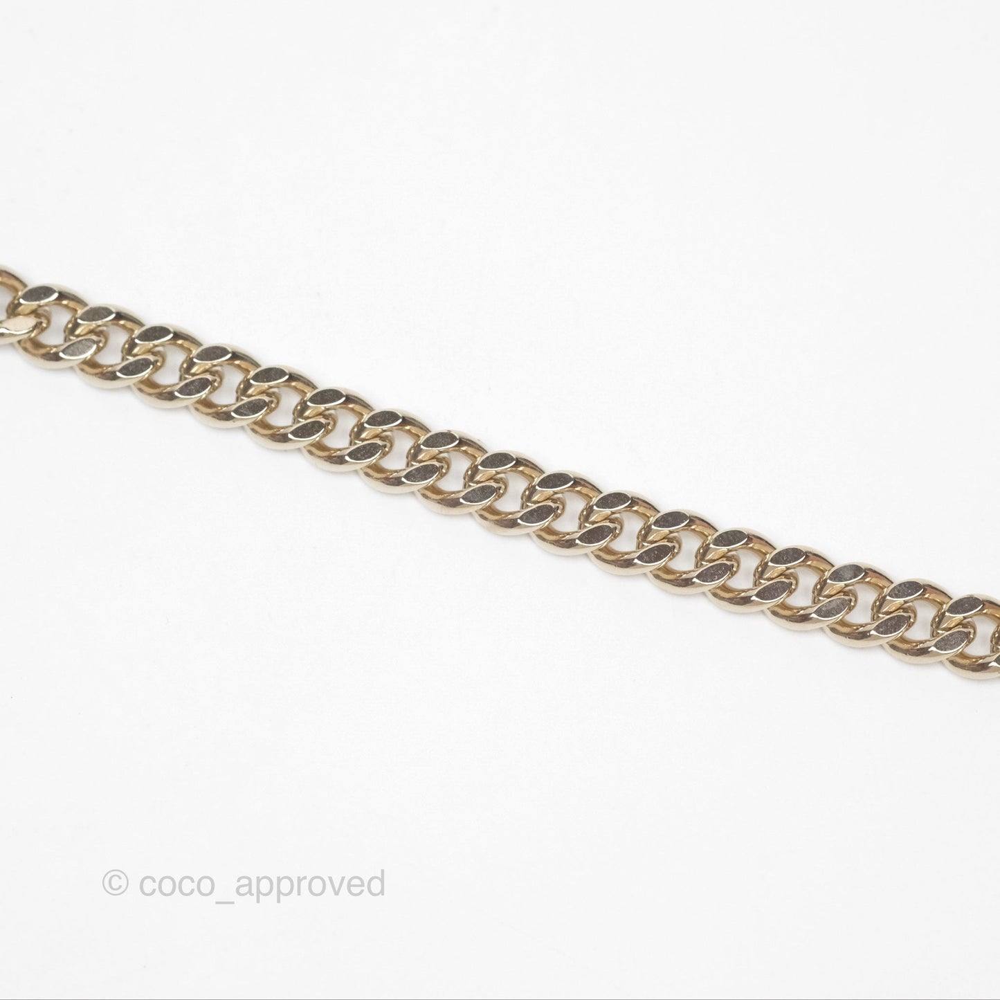 Chanel Logo Chain Choker Gold Tone 22S
