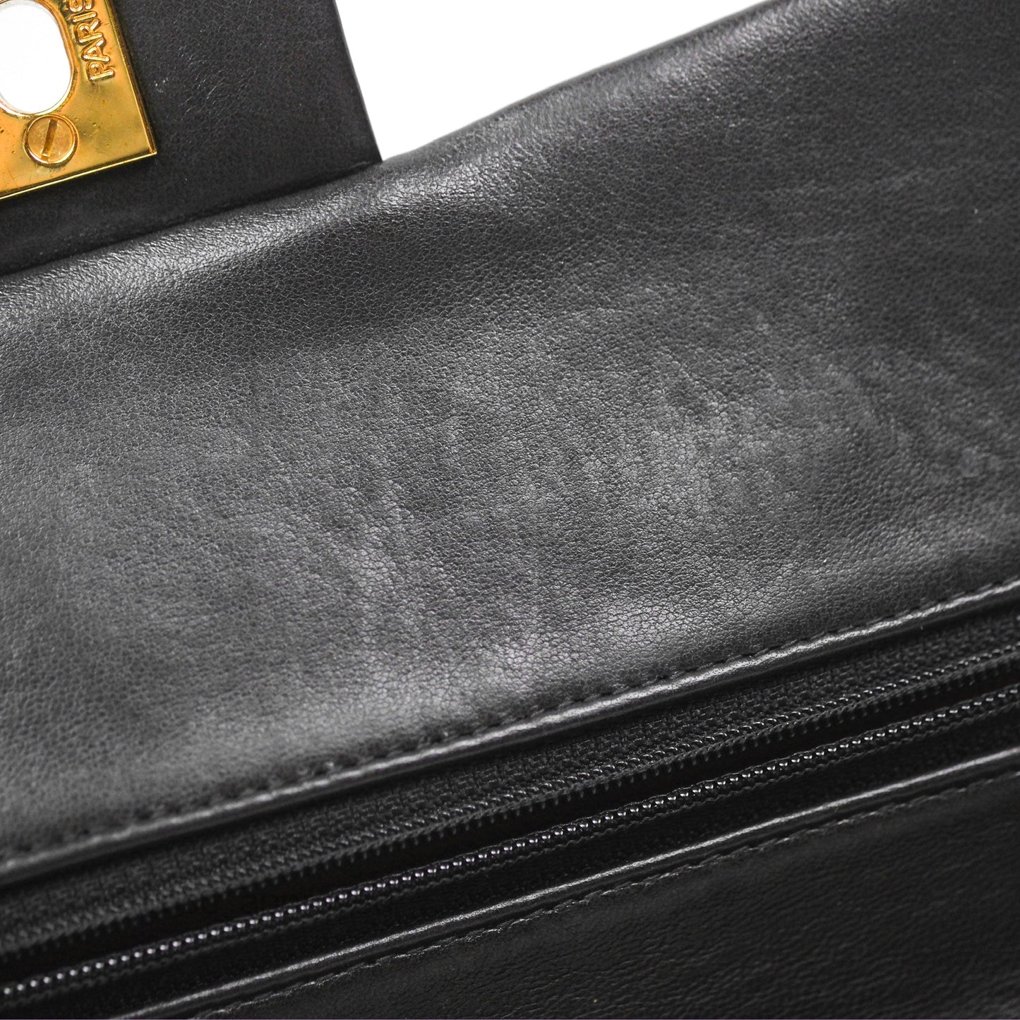 Chanel Classic Vintage Small Flap Black Lambskin 24K Gold Hardware