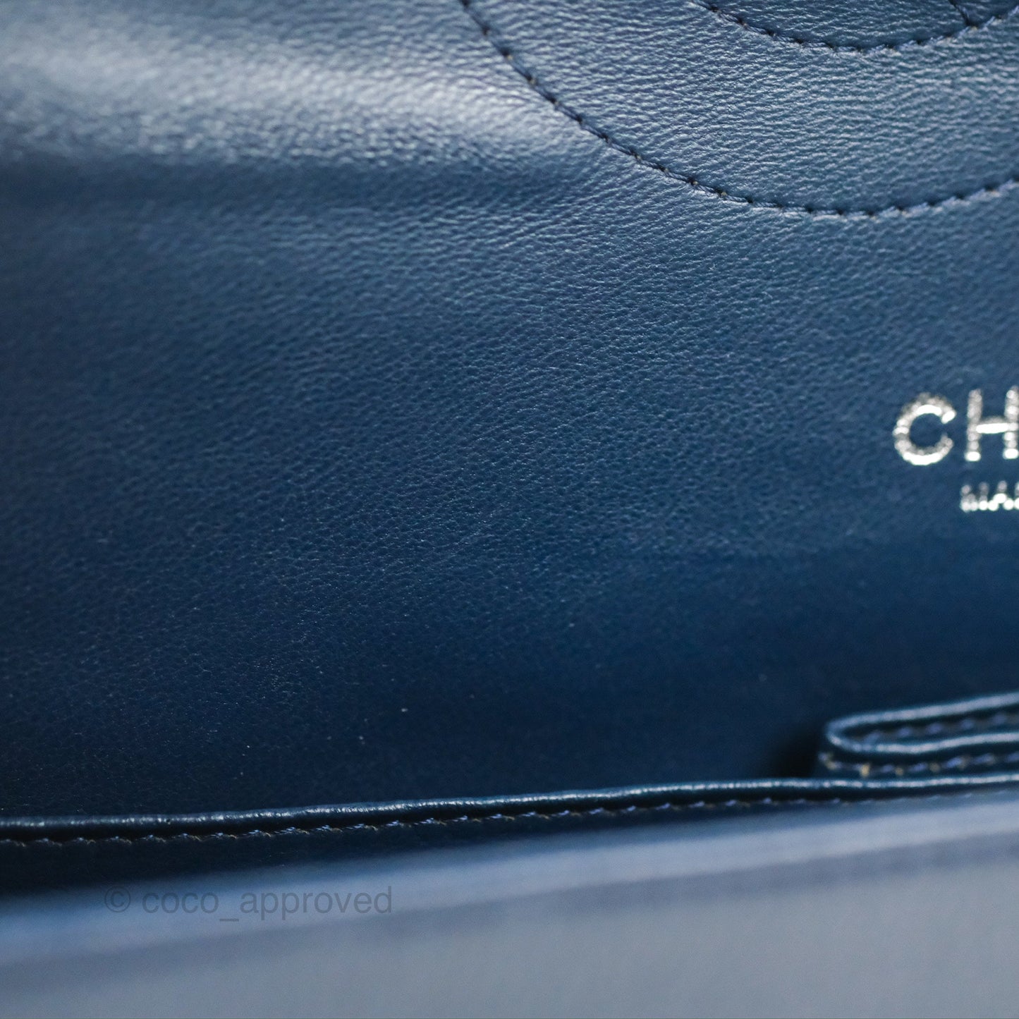 Chanel Jumbo Double Flap Navy Caviar Silver Hardware⁣⁣