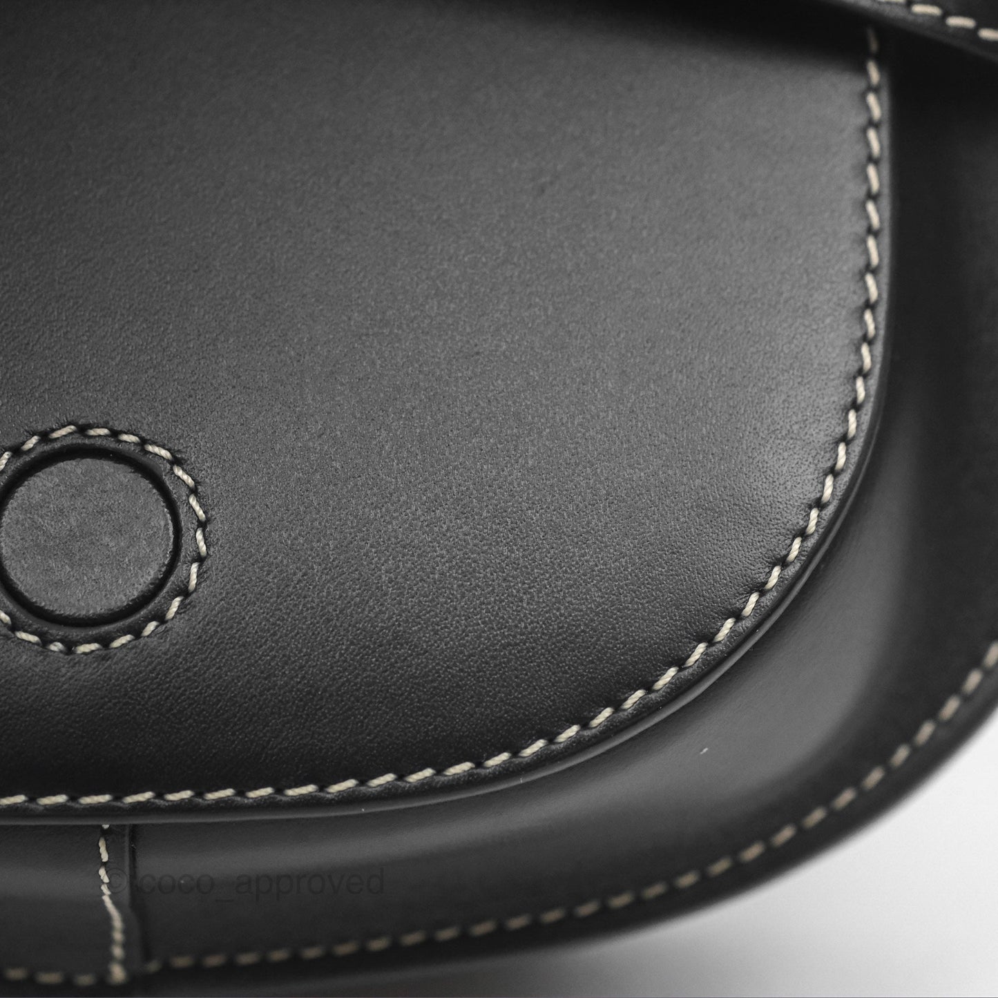 Loewe Mini Gate Belt Bag in Soft Calfskin Black