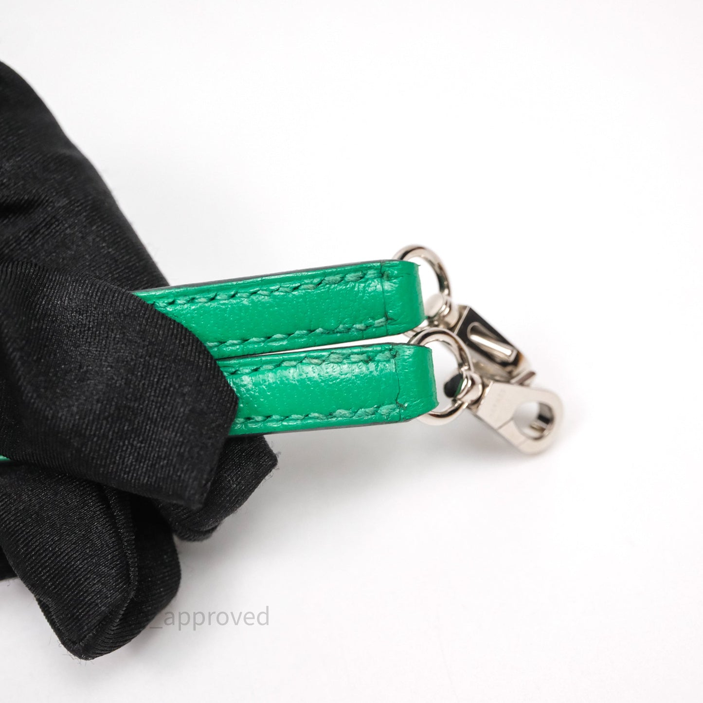Hermès Bolide Mini 1923 Menthe 6W Chèvre Mysore Palladium Hardware