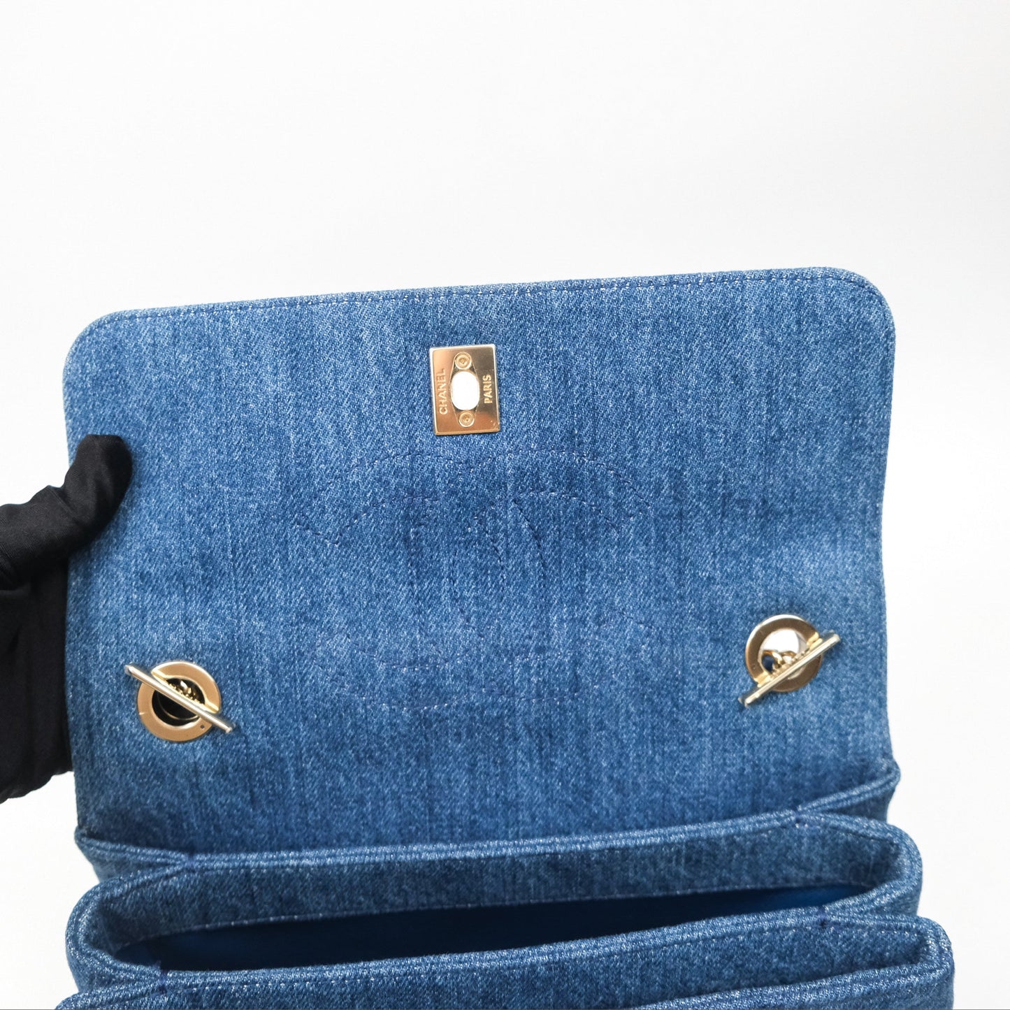 Chanel Small Trendy CC Denim Gold Hardware
