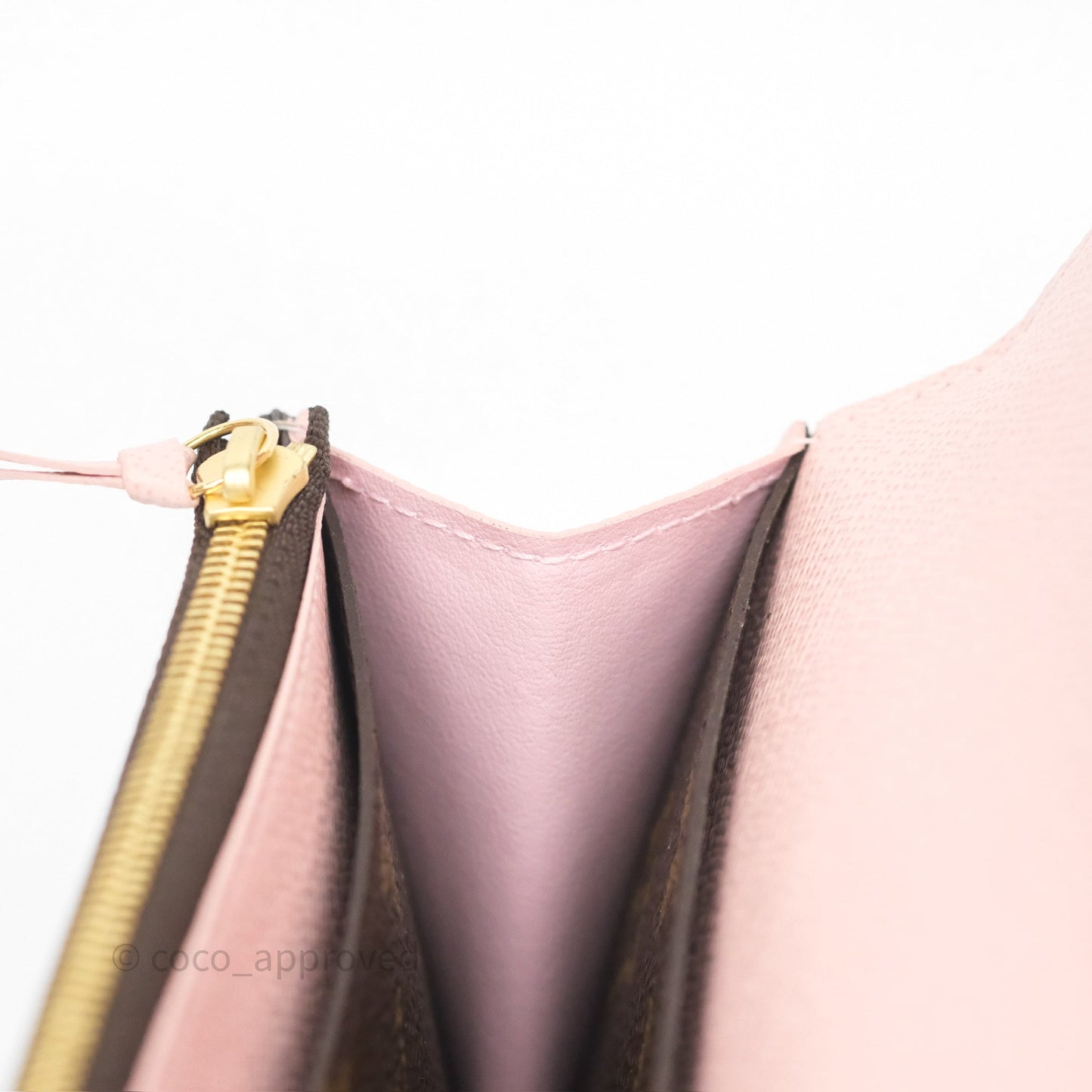 Louis Vuitton Emilie Wallet Monogram Rose Ballerine