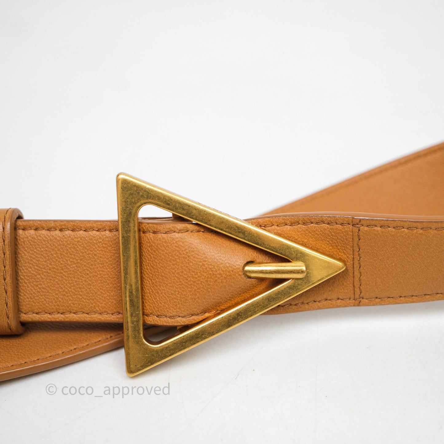 Bottega Veneta Padded Cassette Camel Lambskin