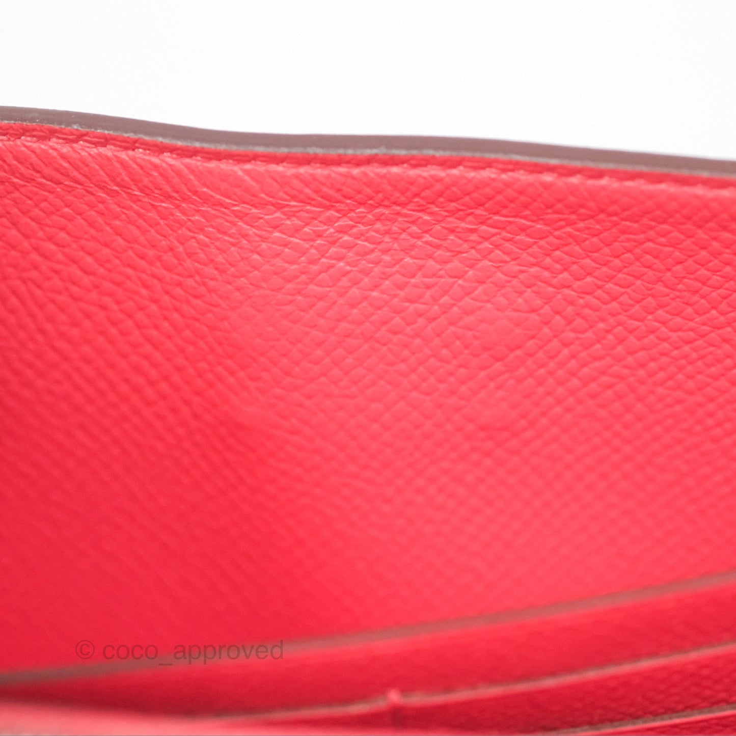 Hermès Kelly Wallet Pink Epsom Palladium Hardware