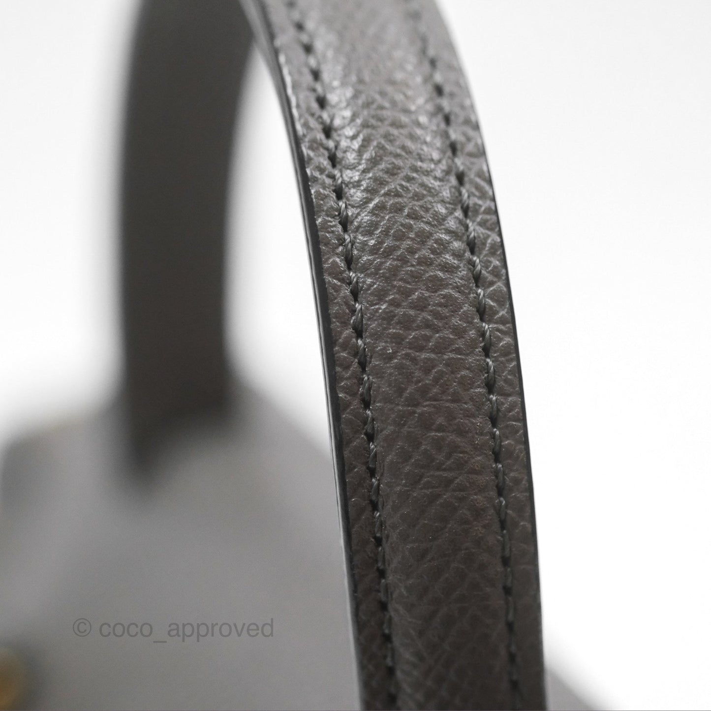 Celine Pico Belt Bag Grey Grained Calfskin Gold Hardware