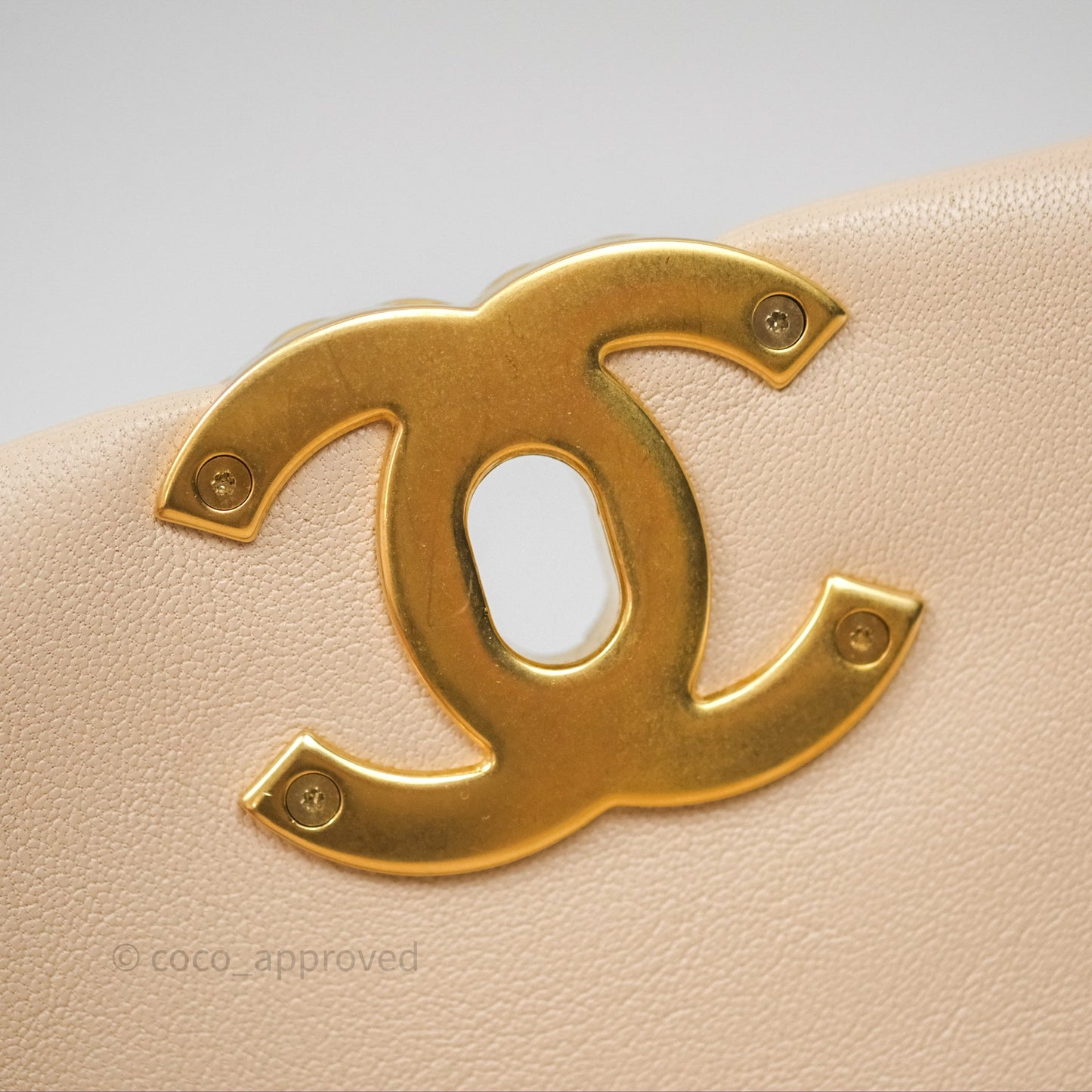 Chanel 19 Small Beige Mixed Hardware